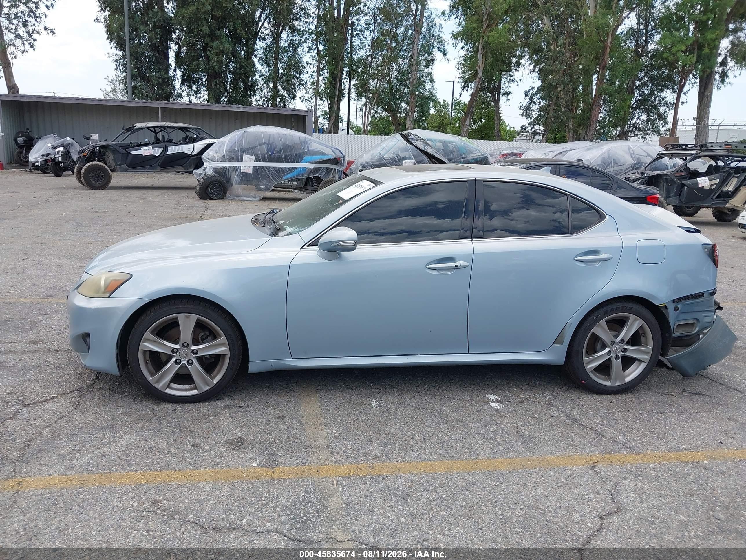 2011 Lexus Is 250   Blue vin: JTHBF5C24B5135388