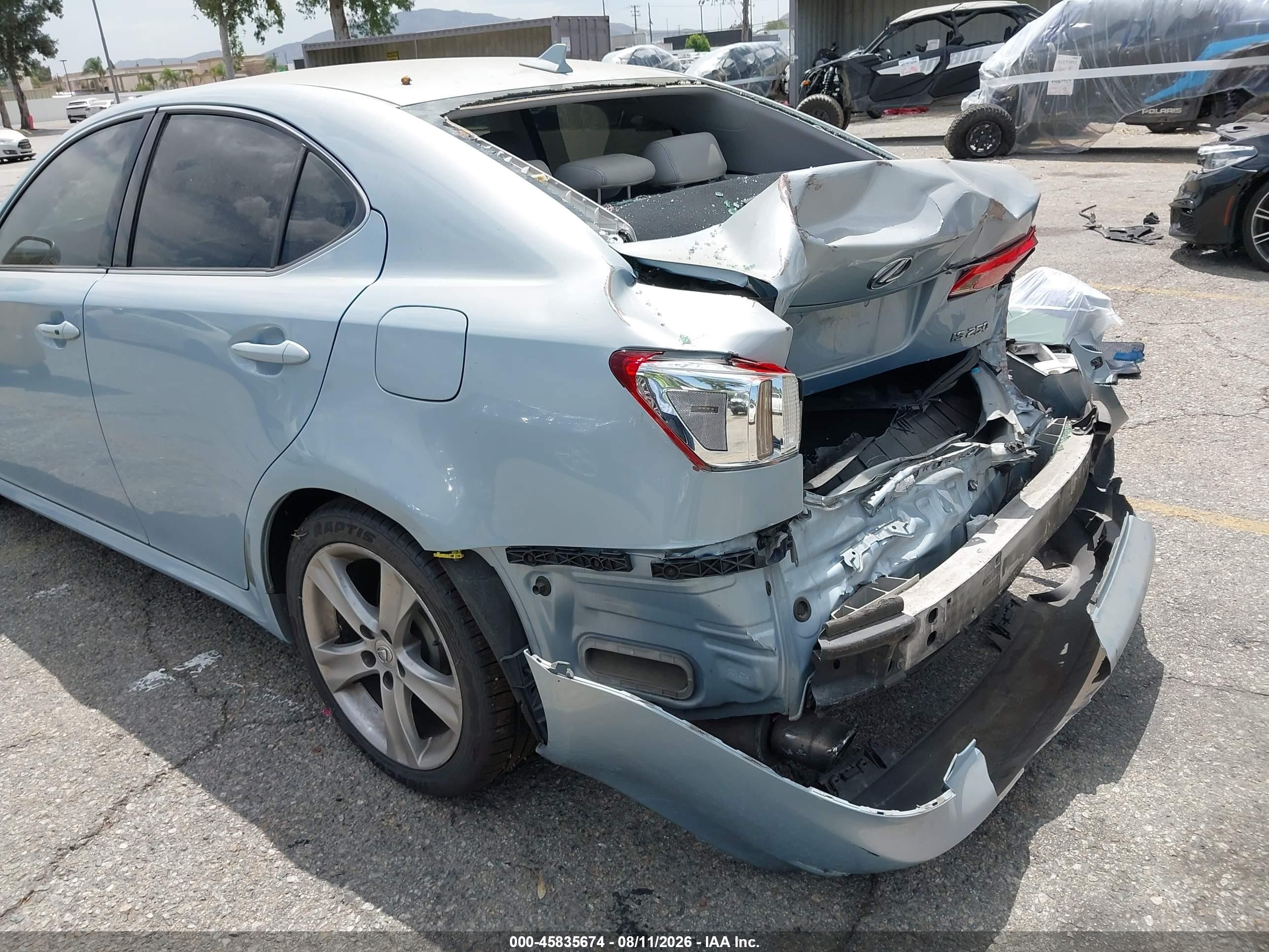 2011 Lexus Is 250   Blue vin: JTHBF5C24B5135388