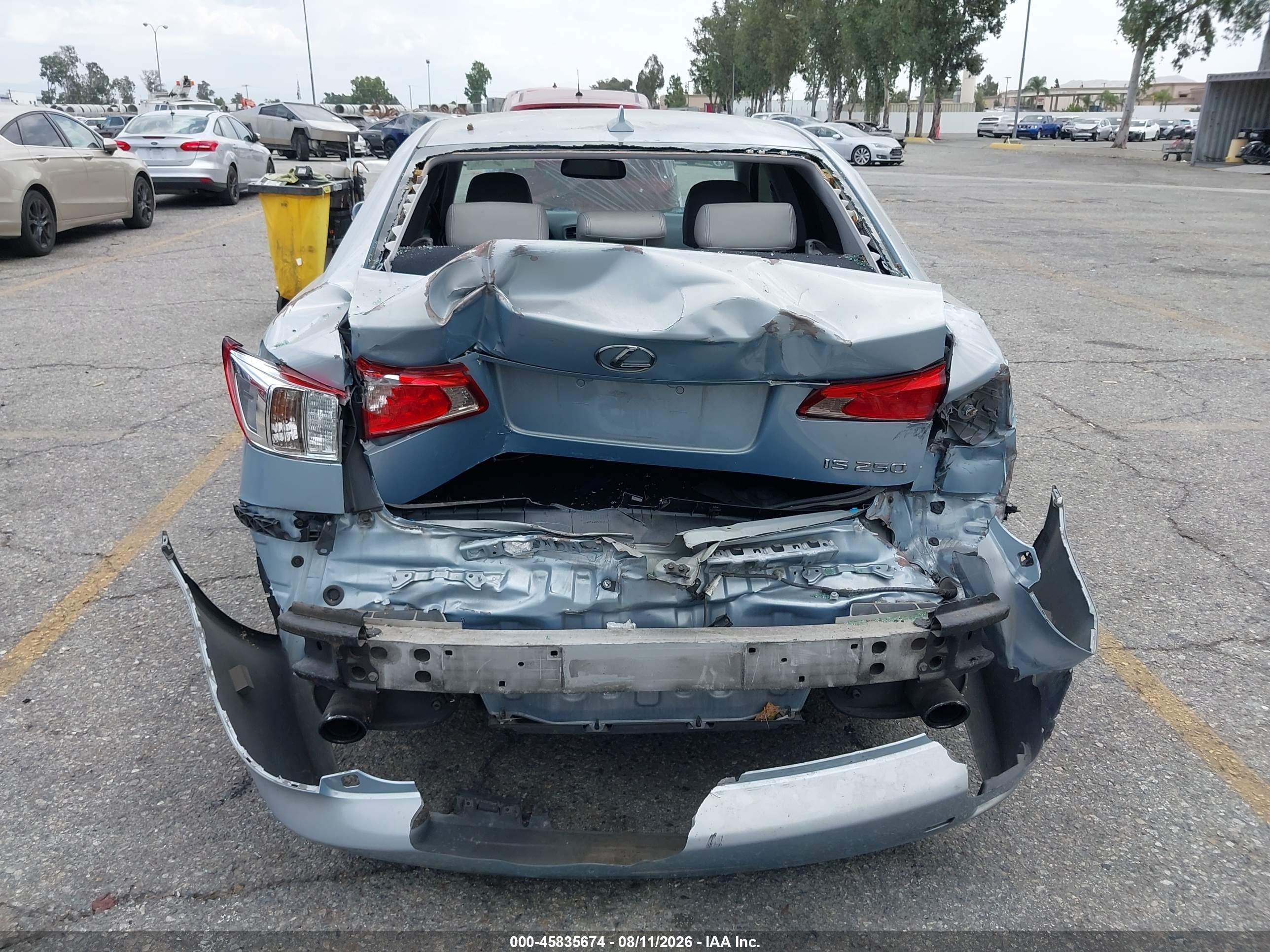 2011 Lexus Is 250   Blue vin: JTHBF5C24B5135388