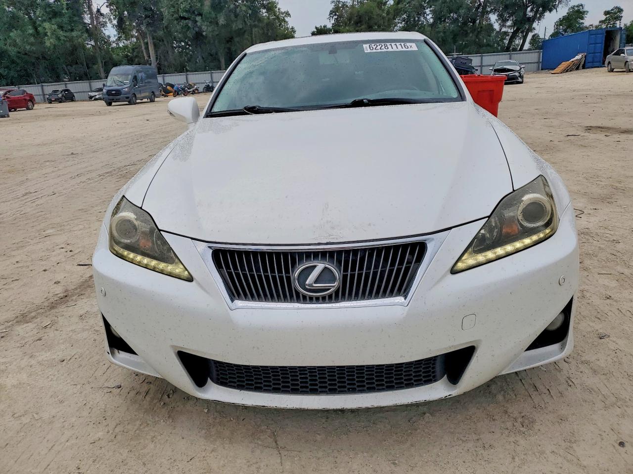 2011 Lexus Is 250 Base White vin: JTHBF5C24B5140896