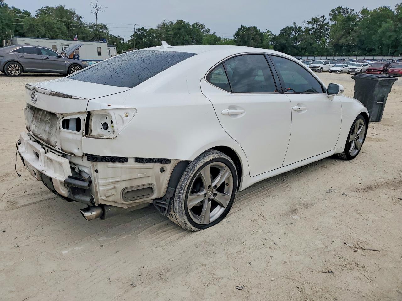 2011 Lexus Is 250 Base White vin: JTHBF5C24B5140896
