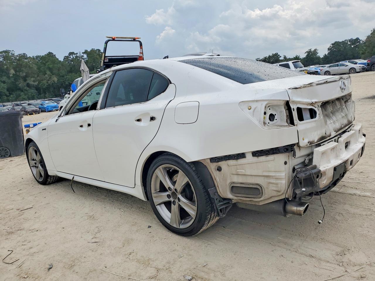 2011 Lexus Is 250 Base White vin: JTHBF5C24B5140896