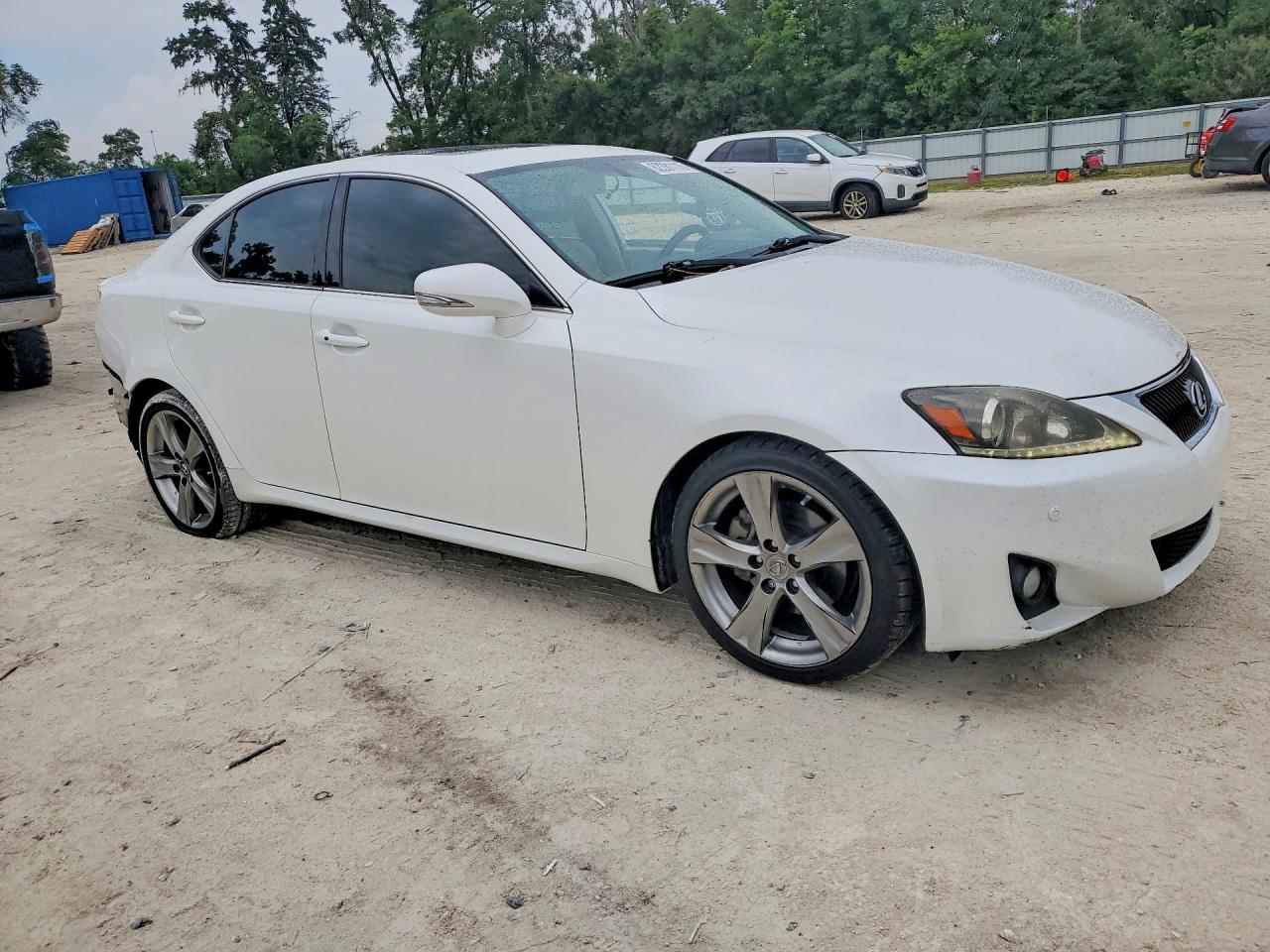 2011 Lexus Is 250 Base White vin: JTHBF5C24B5140896