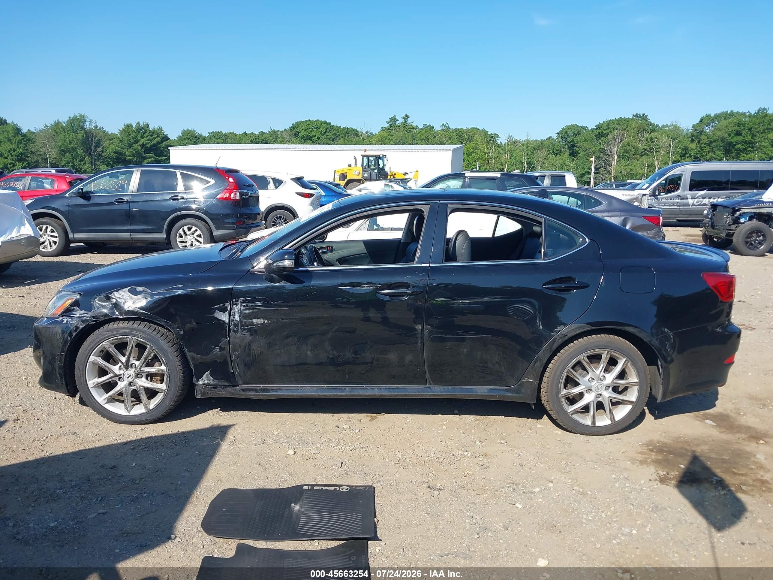2011 Lexus Is 250   Black vin: JTHBF5C24B5146746
