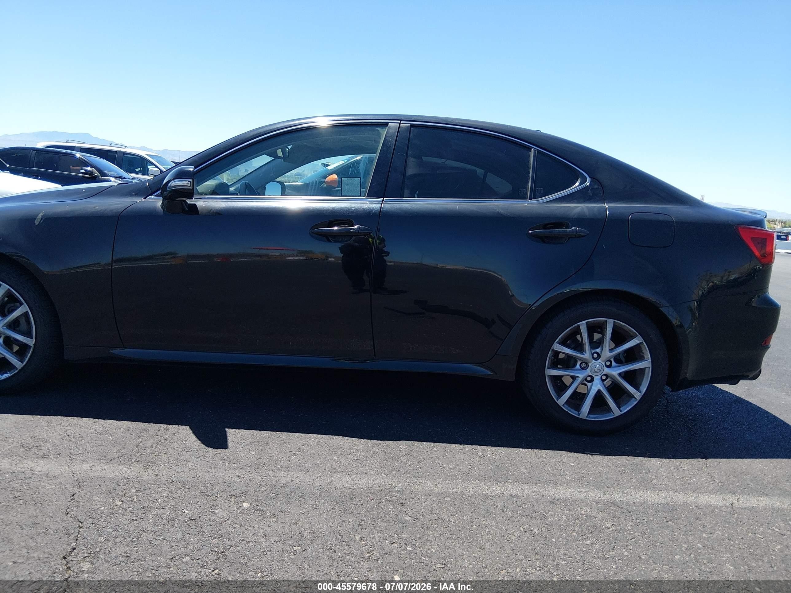 2011 Lexus Is 250   Black vin: JTHBF5C24B5151929