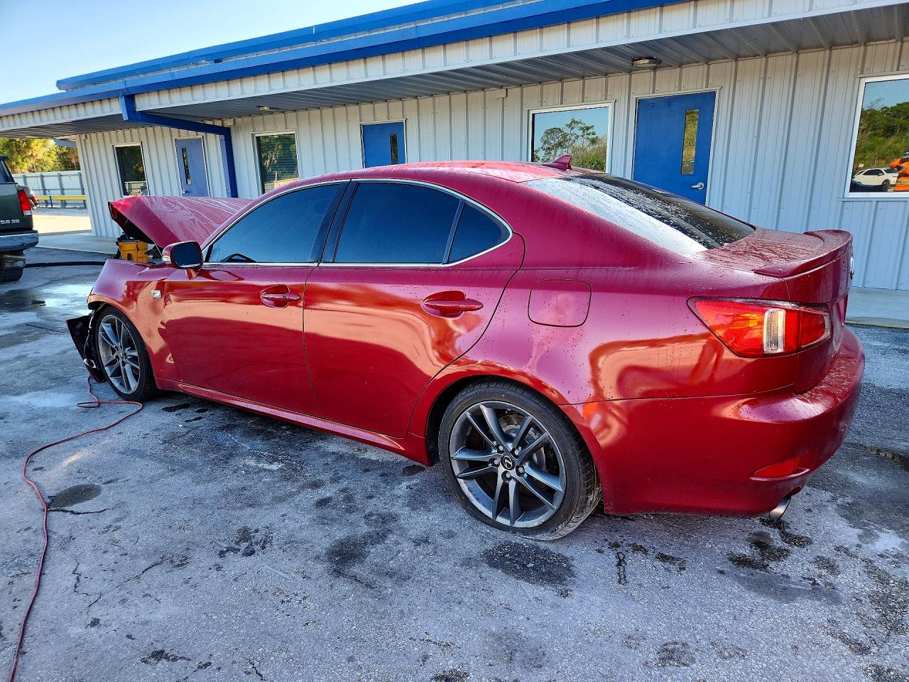 2011 Lexus Is 250 Base Red vin: JTHBF5C24B5154264