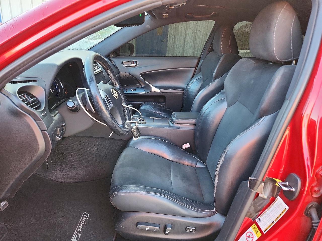 2011 Lexus Is 250 Base Red vin: JTHBF5C24B5154264