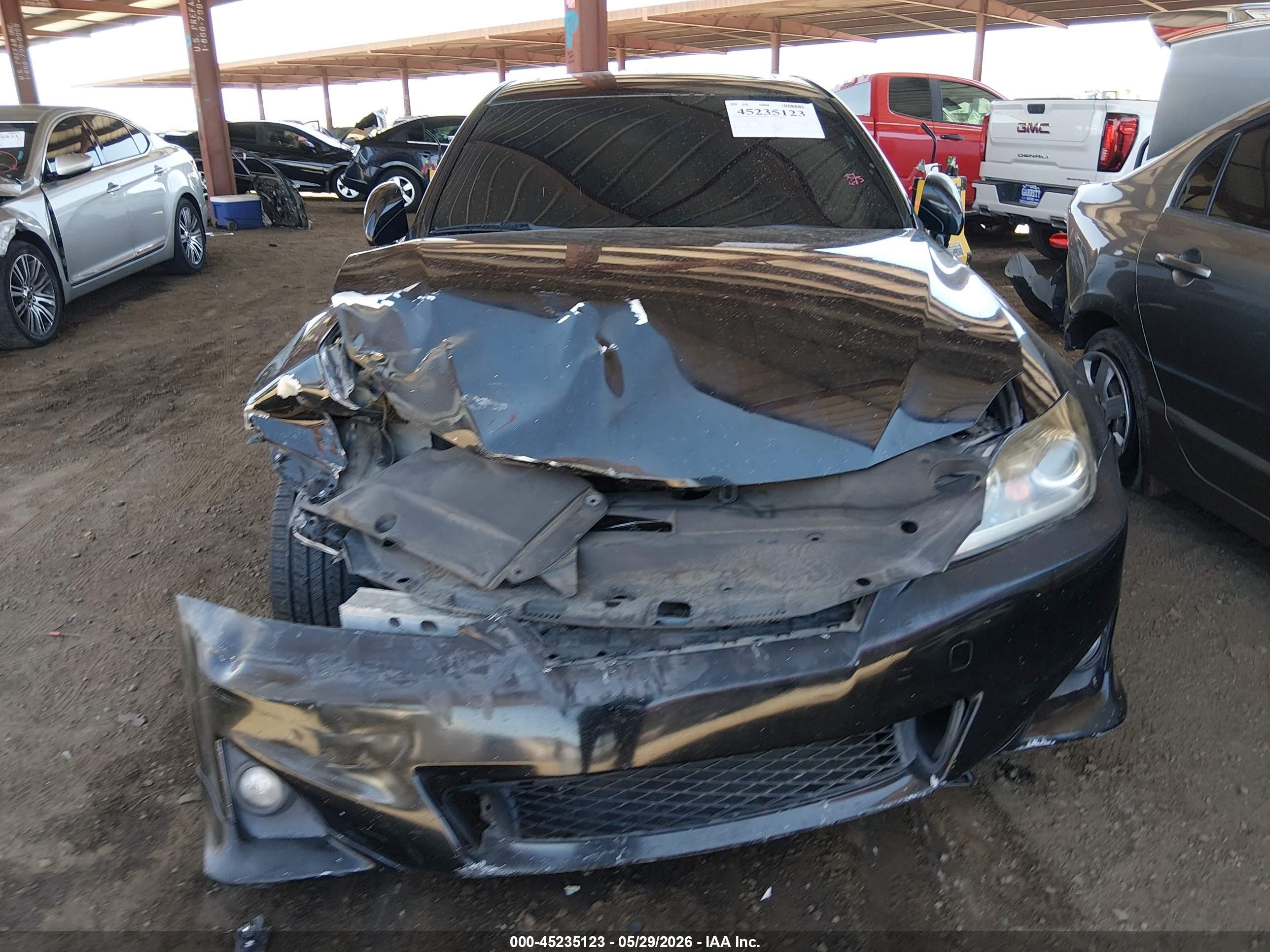 2011 Lexus Is 250   Black vin: JTHBF5C24B5154698