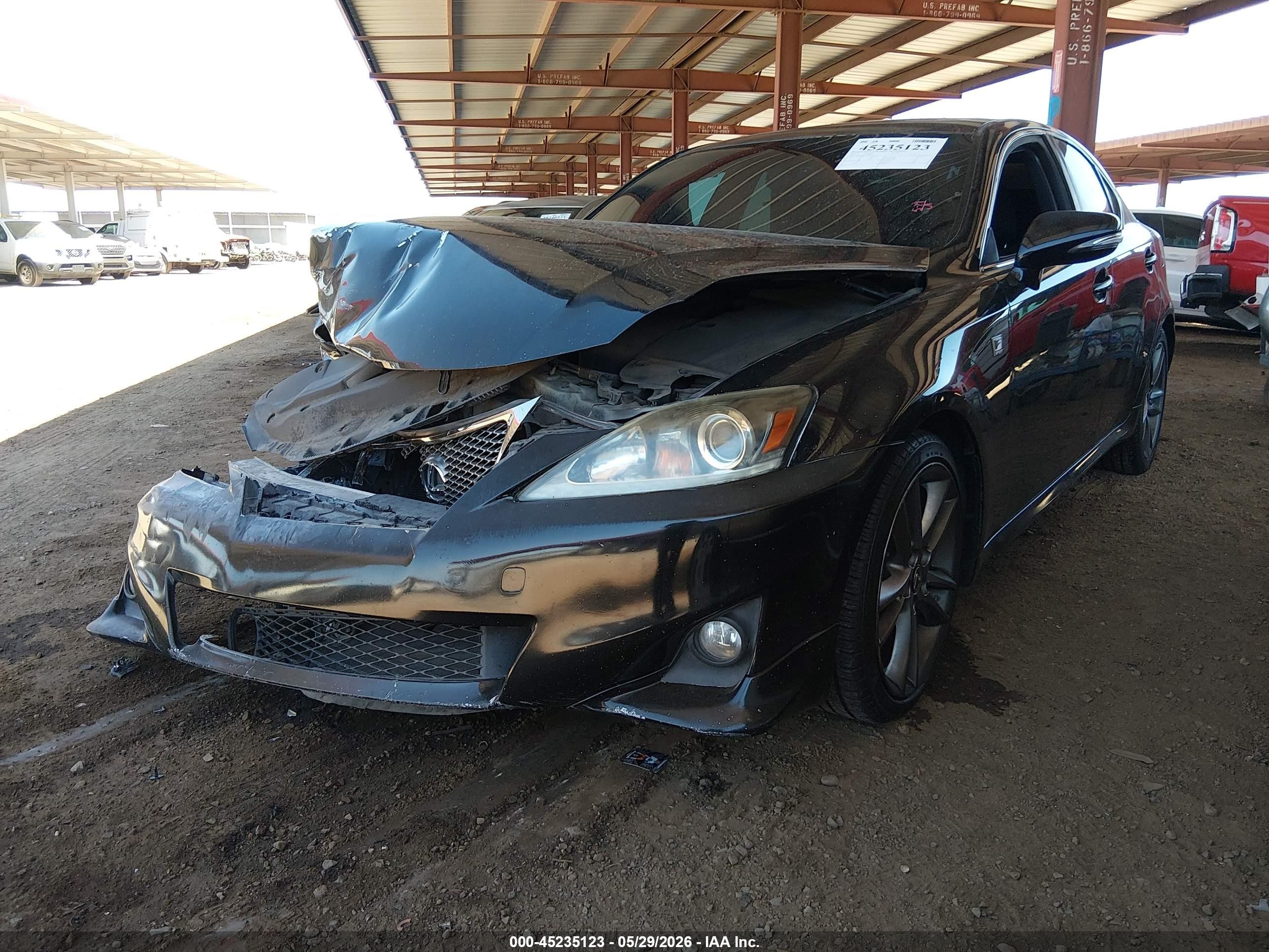 2011 Lexus Is 250   Black vin: JTHBF5C24B5154698