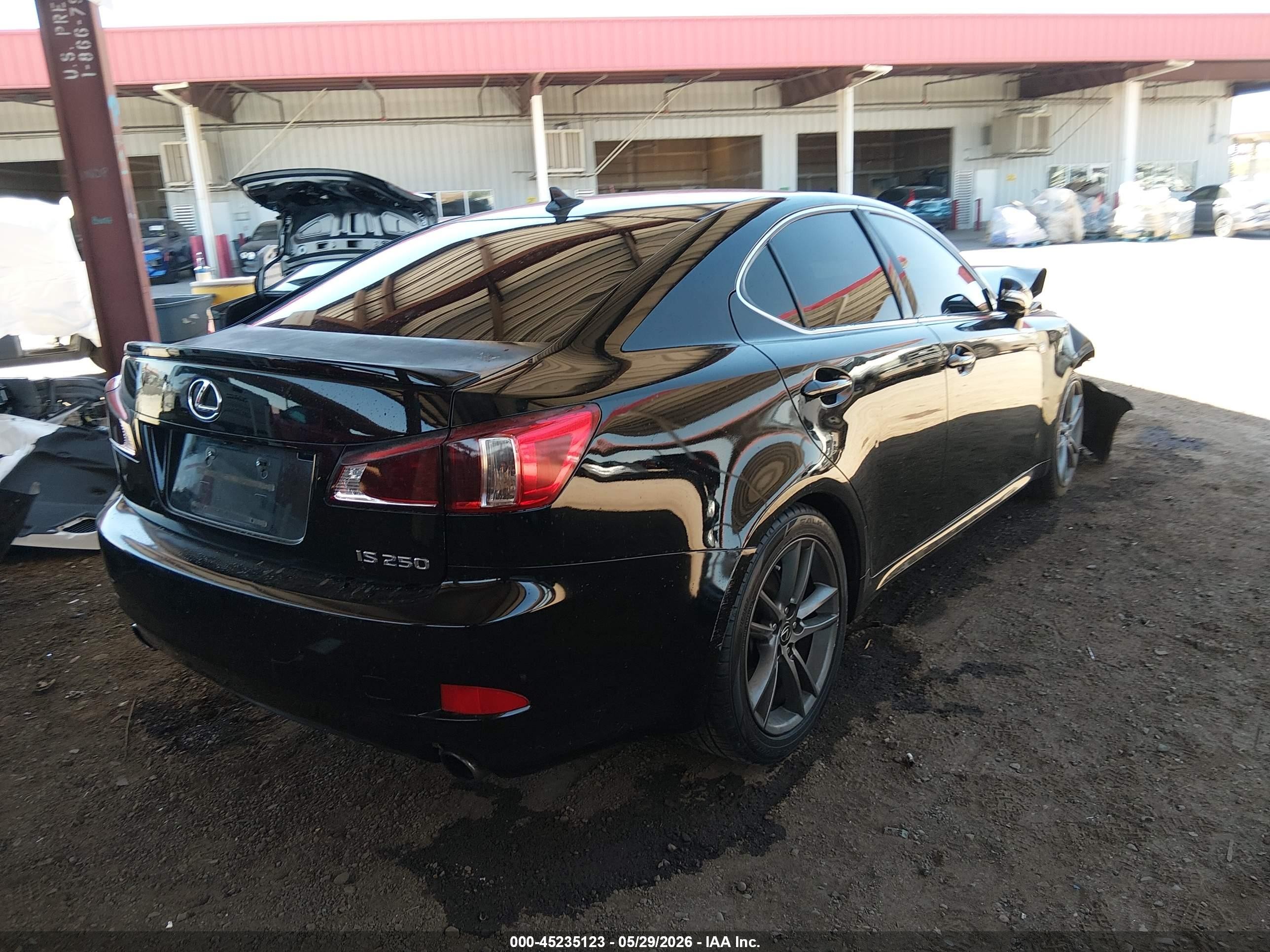 2011 Lexus Is 250   Black vin: JTHBF5C24B5154698