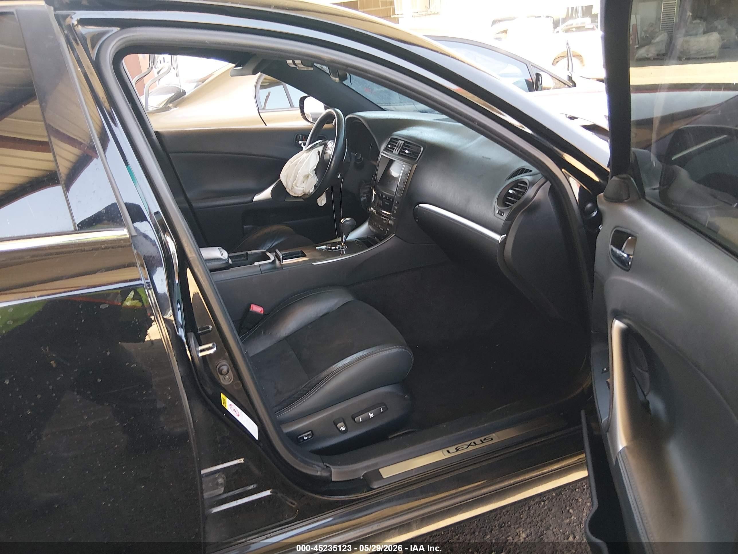 2011 Lexus Is 250   Black vin: JTHBF5C24B5154698