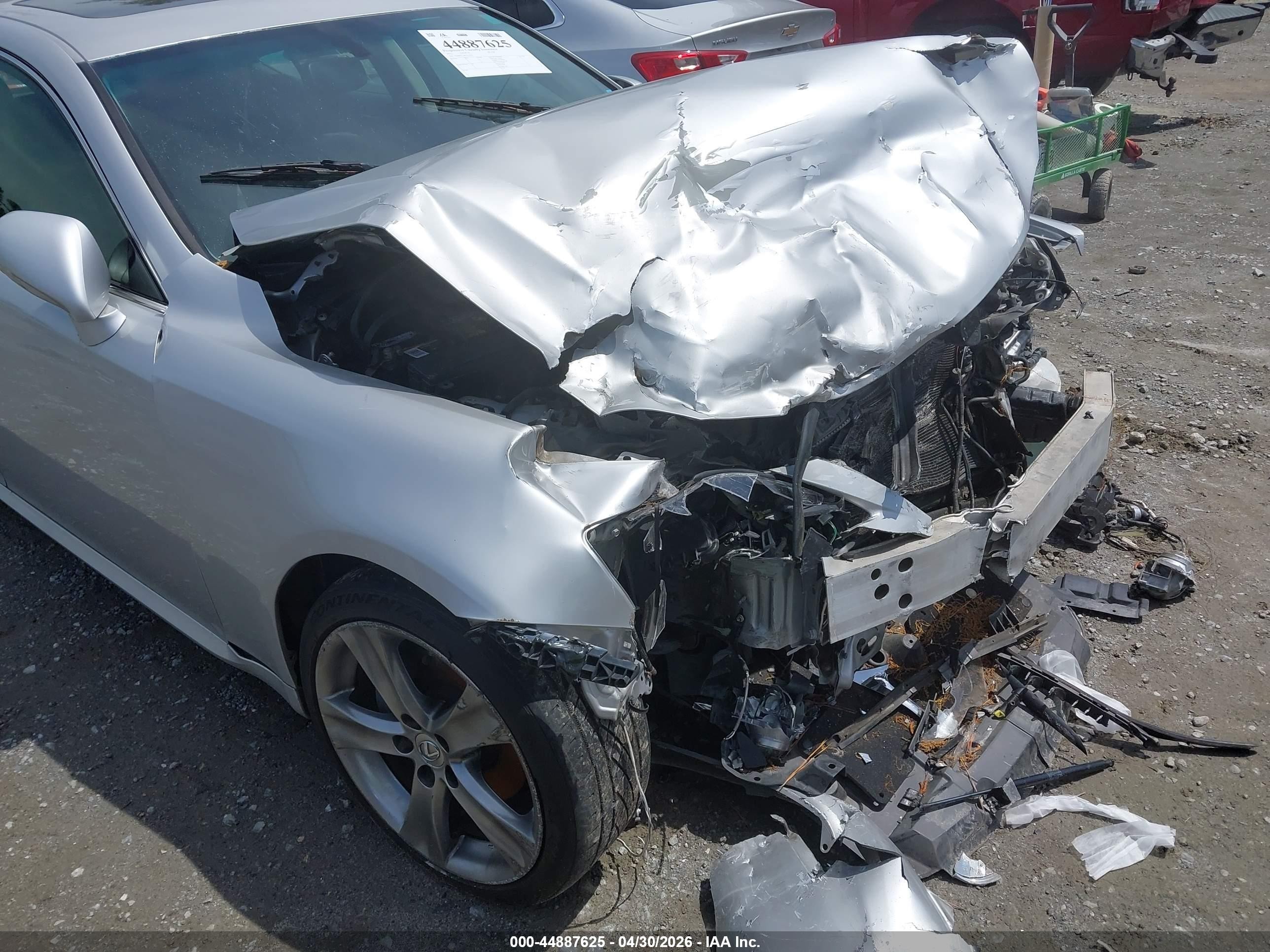 2012 Lexus Is 250   Серебряный vin: JTHBF5C24C5157635