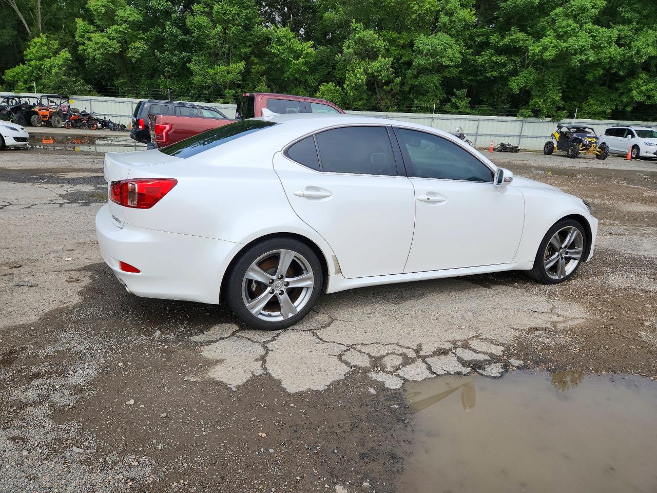 2012 Lexus Is 250 White vin: JTHBF5C24C5172748
