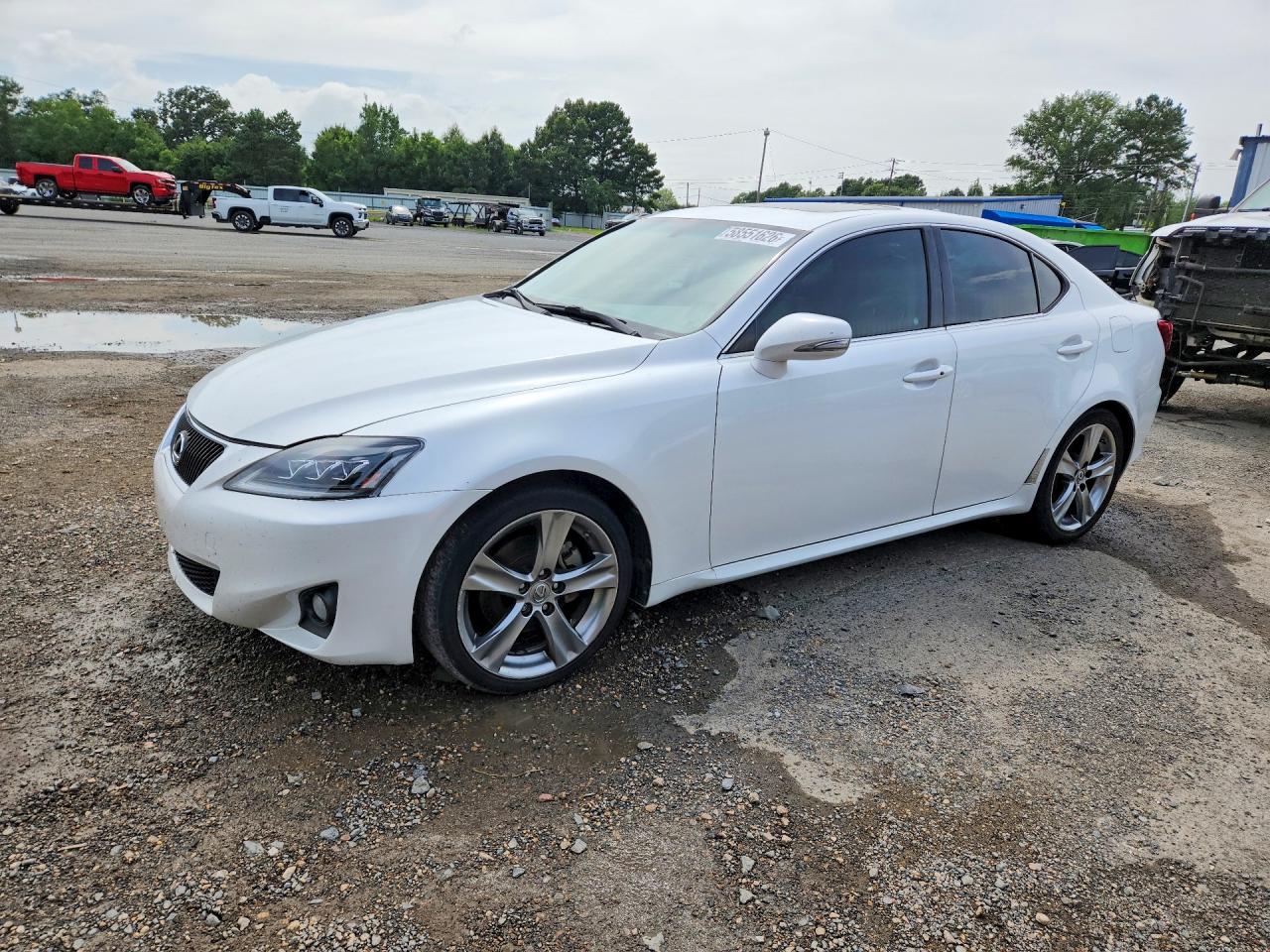 2012 Lexus Is 250 Белый vin: JTHBF5C24C5172748