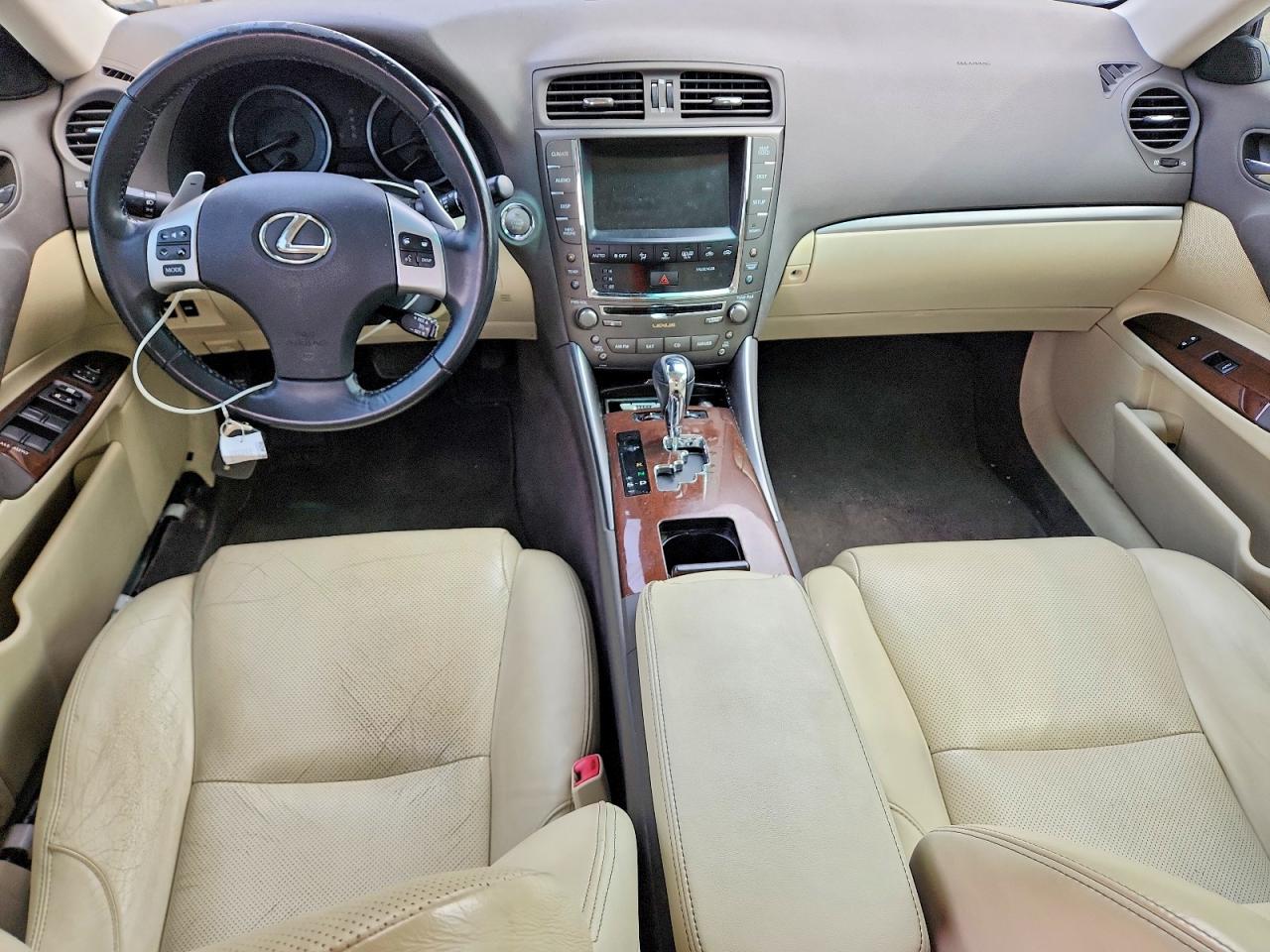2012 Lexus Is 250 White vin: JTHBF5C24C5172748