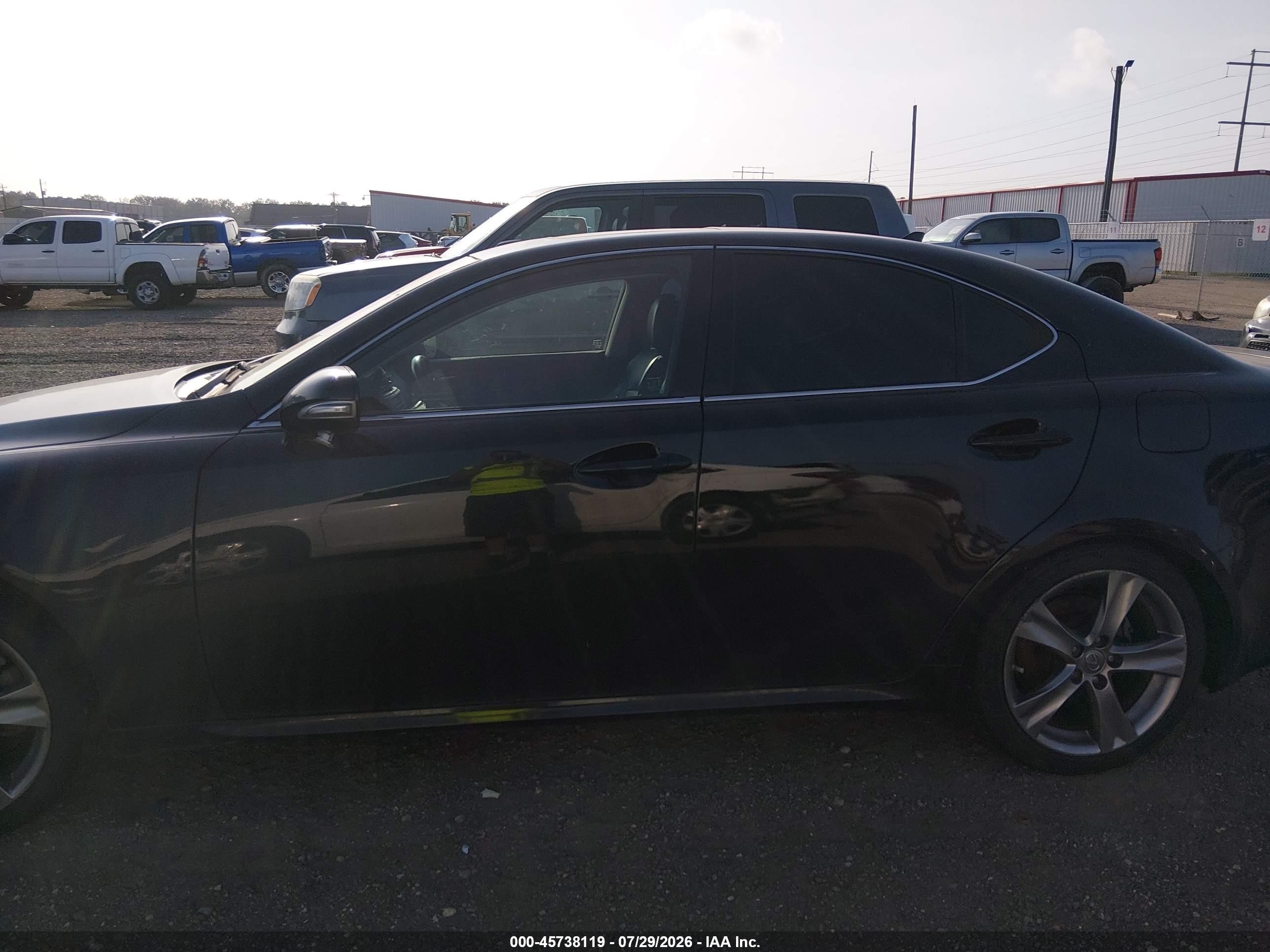 2012 Lexus Is 250 Black vin: JTHBF5C24C5175228