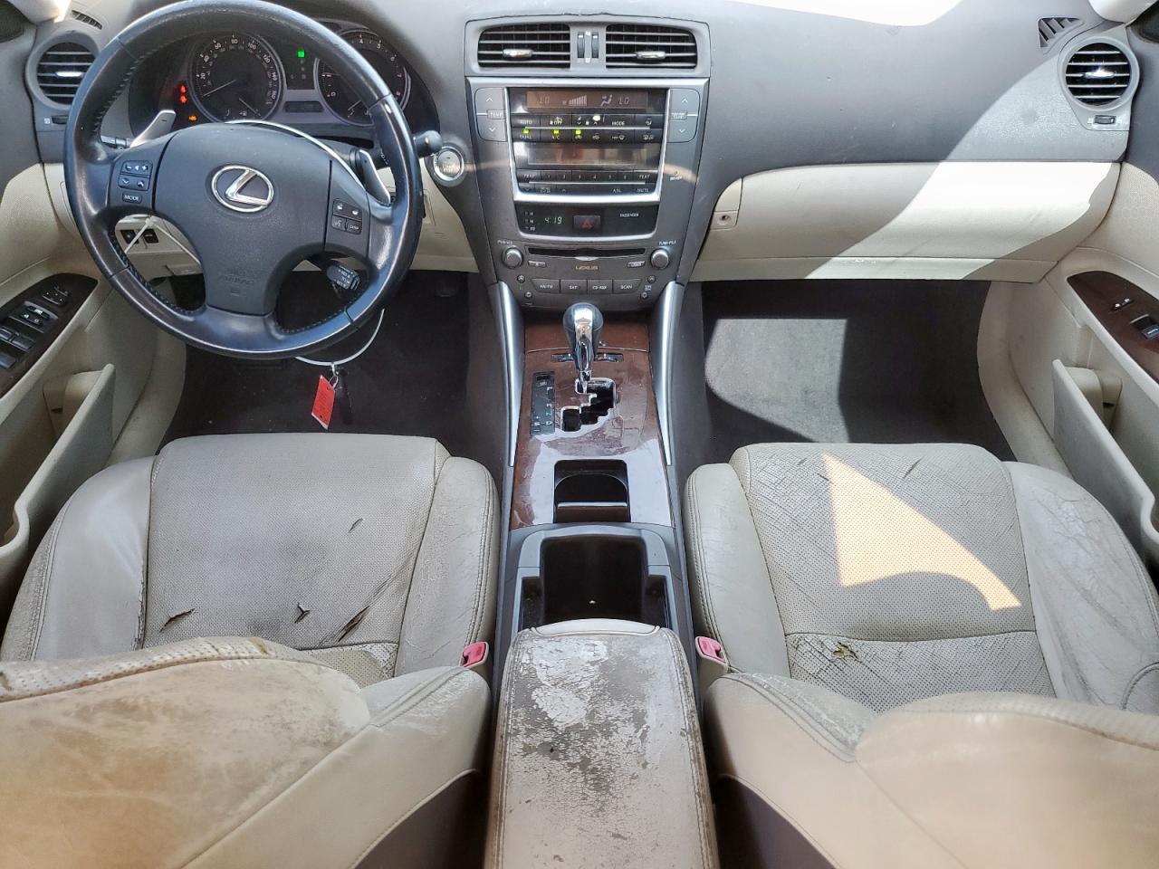 2010 Lexus Is 250 Черный vin: JTHBF5C25A2094933