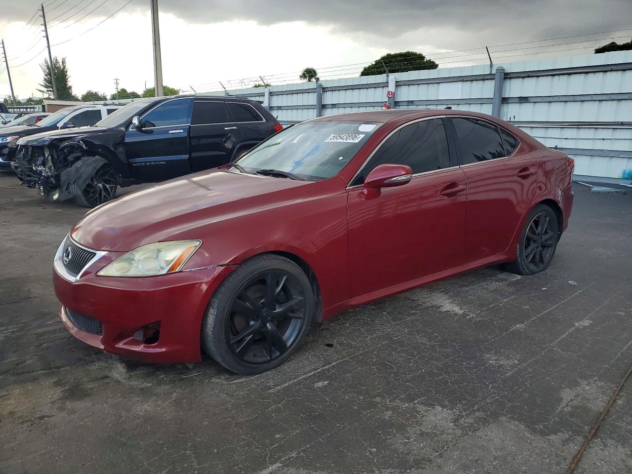 2010 Lexus Is 250 Red vin: JTHBF5C25A5108764