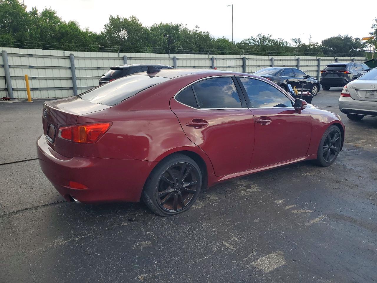 2010 Lexus Is 250 Red vin: JTHBF5C25A5108764