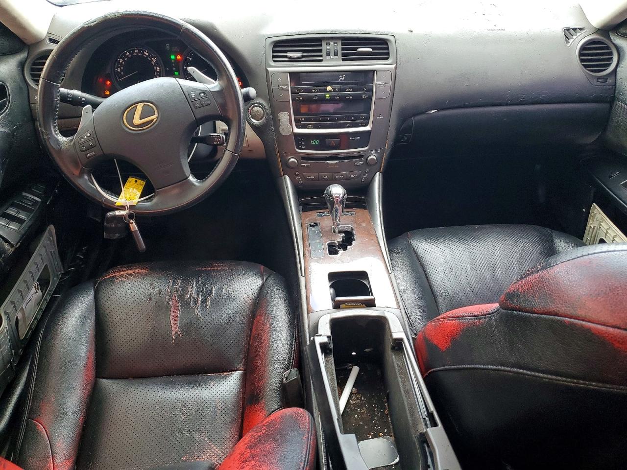 2010 Lexus Is 250 Red vin: JTHBF5C25A5108764