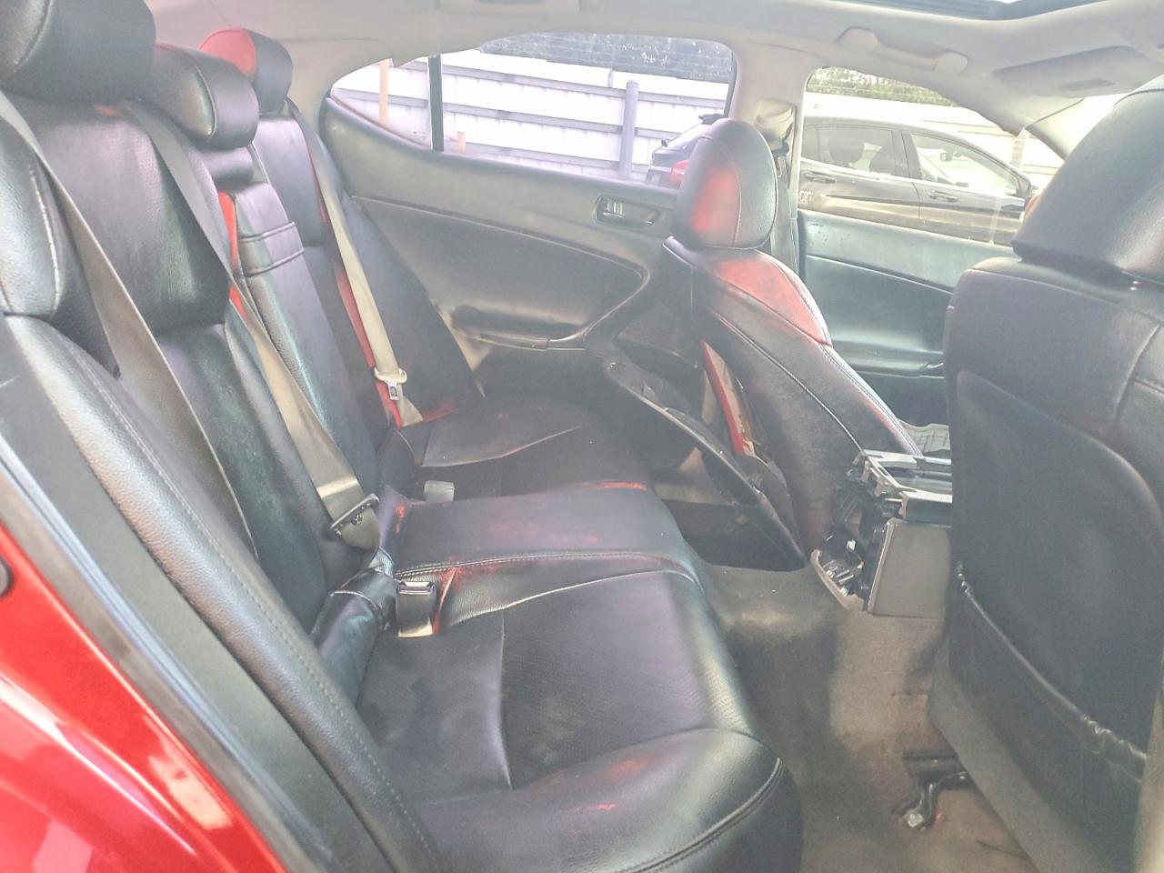 2010 Lexus Is 250 Red vin: JTHBF5C25A5108764