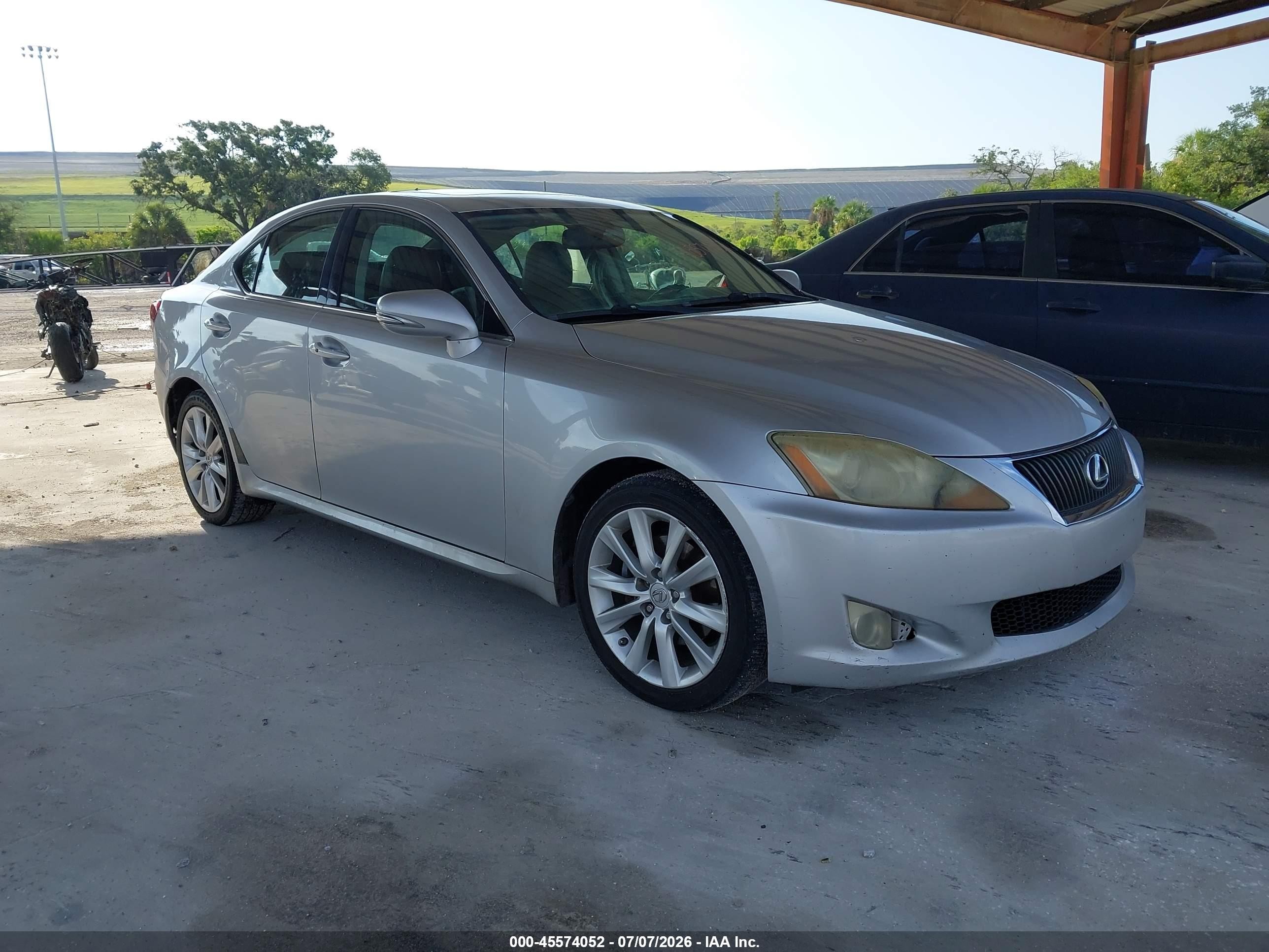 2010 Lexus Is 250   Silver vin: JTHBF5C25A5112085