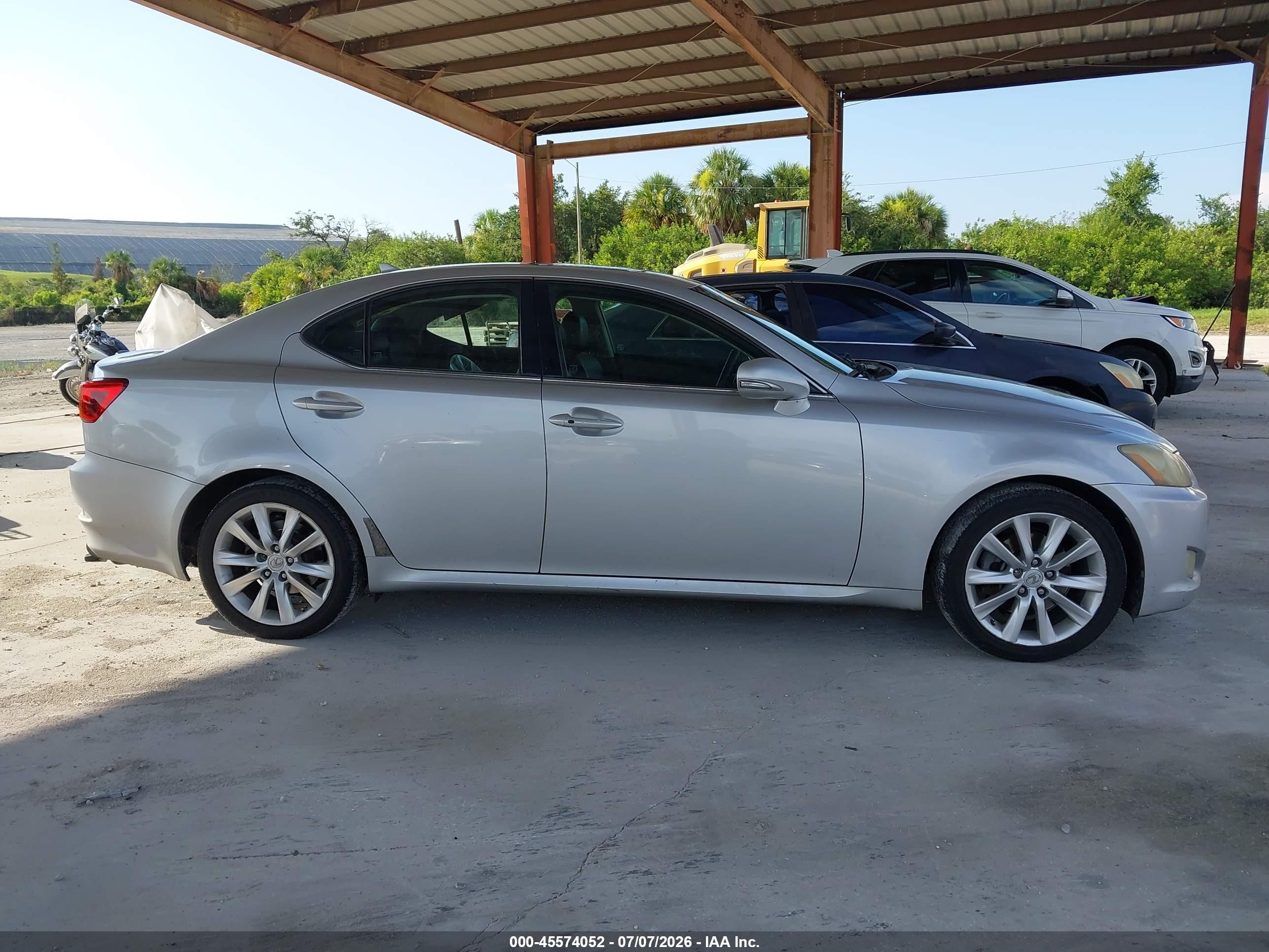 2010 Lexus Is 250   Silver vin: JTHBF5C25A5112085