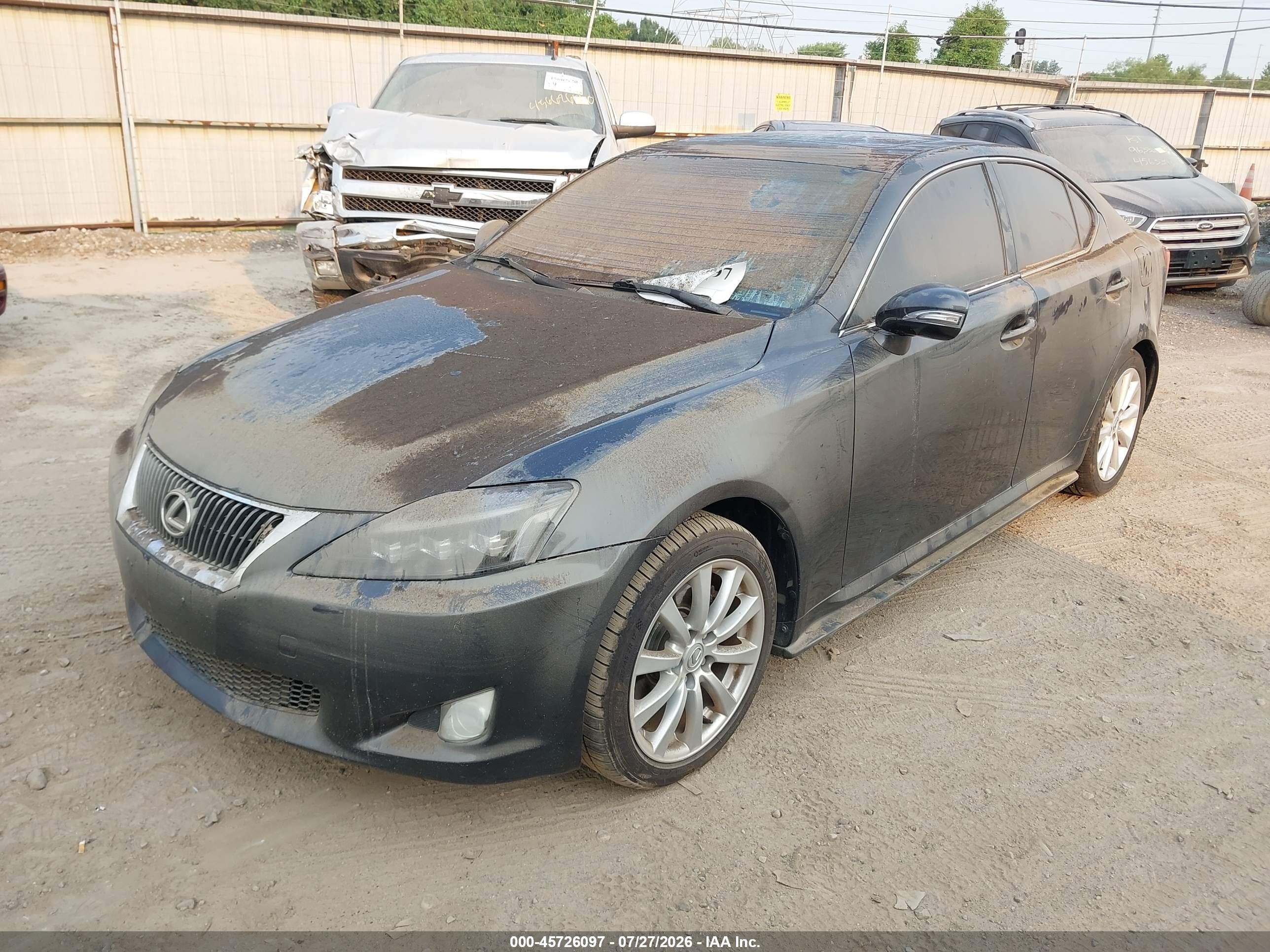 2010 Lexus Is 250   Gray vin: JTHBF5C25A5117108