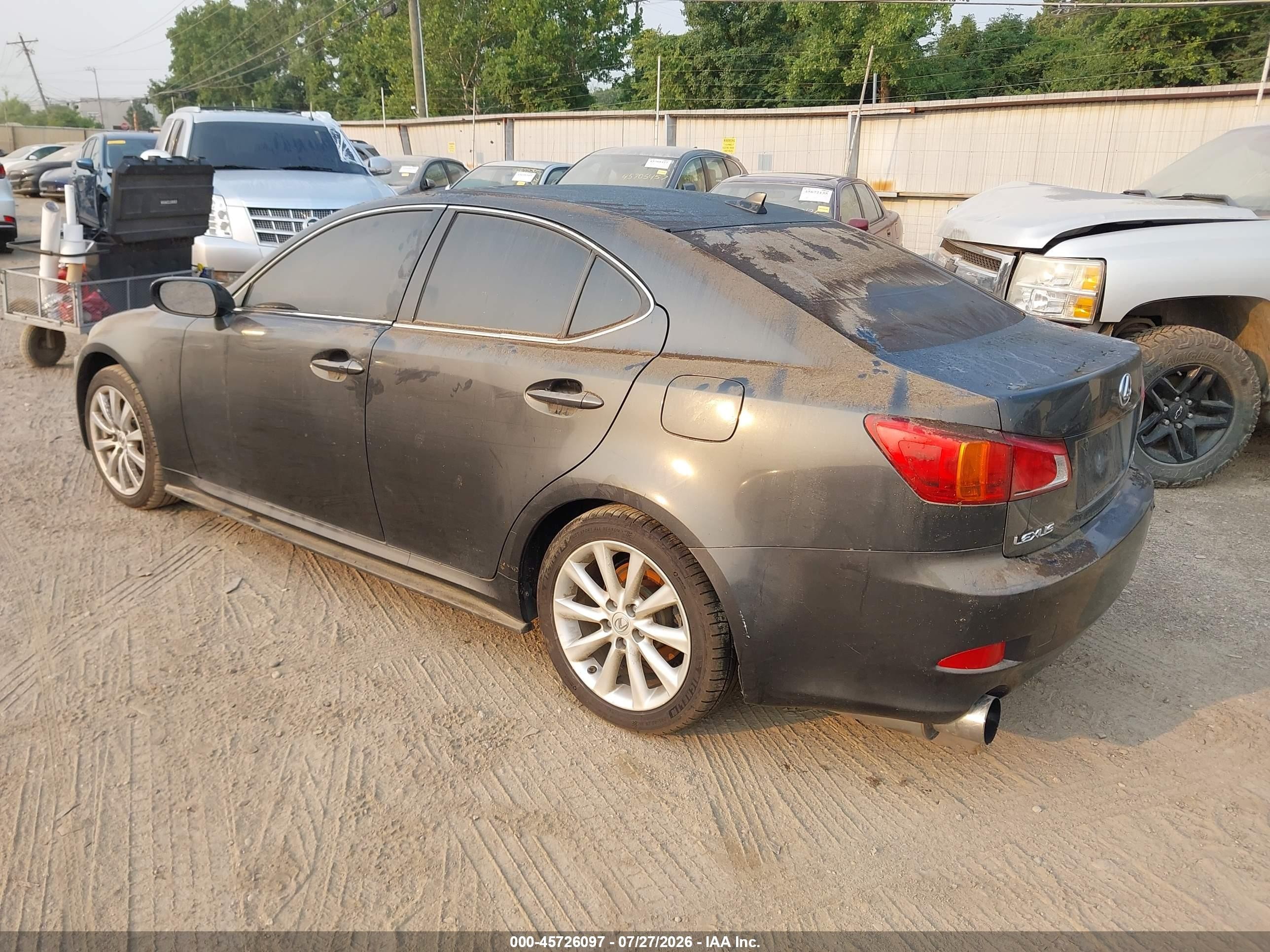 2010 Lexus Is 250   Gray vin: JTHBF5C25A5117108