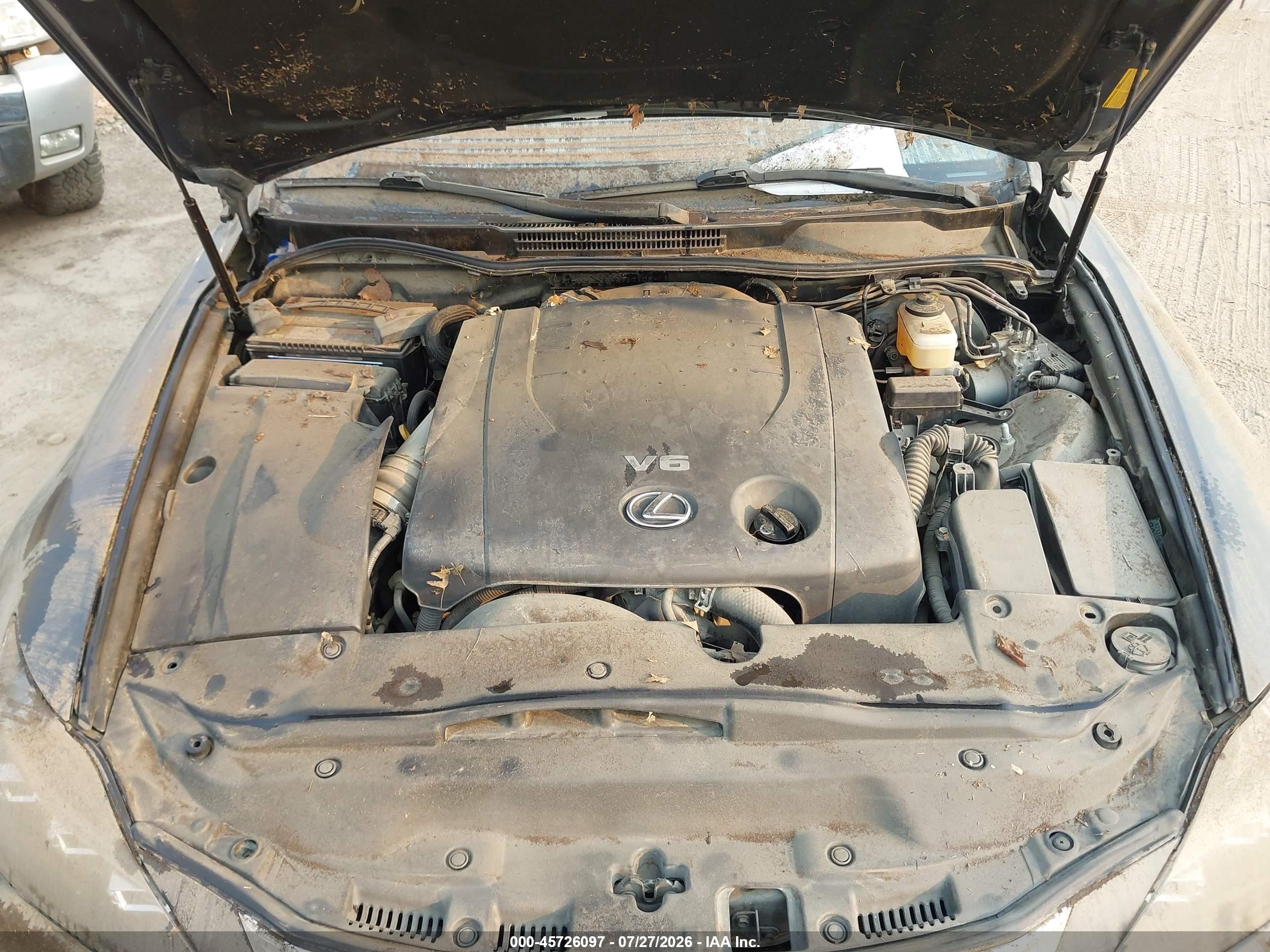 2010 Lexus Is 250   Gray vin: JTHBF5C25A5117108