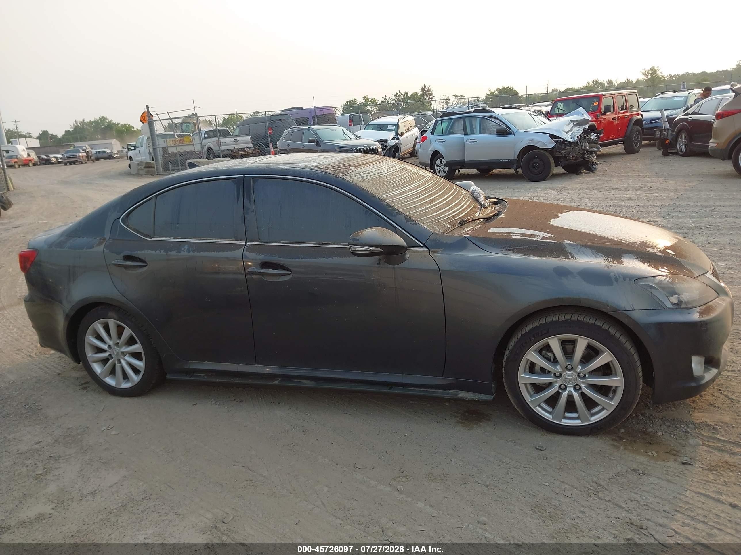2010 Lexus Is 250   Gray vin: JTHBF5C25A5117108