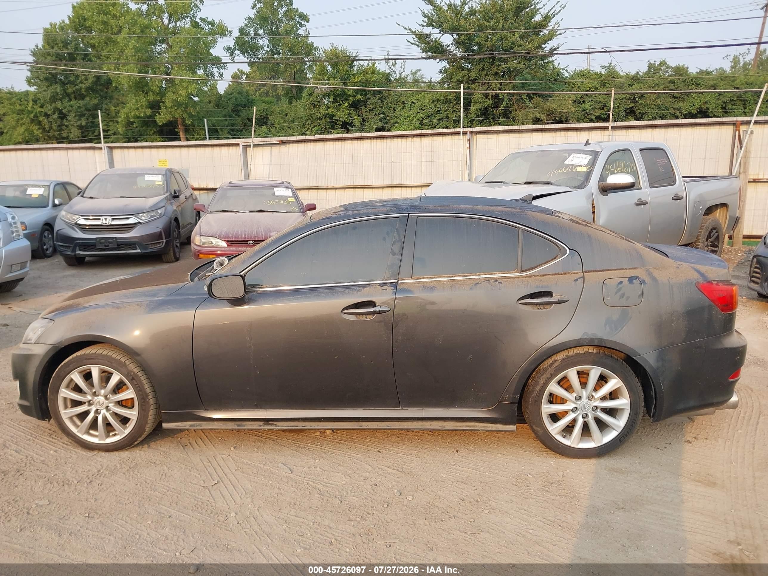 2010 Lexus Is 250   Gray vin: JTHBF5C25A5117108