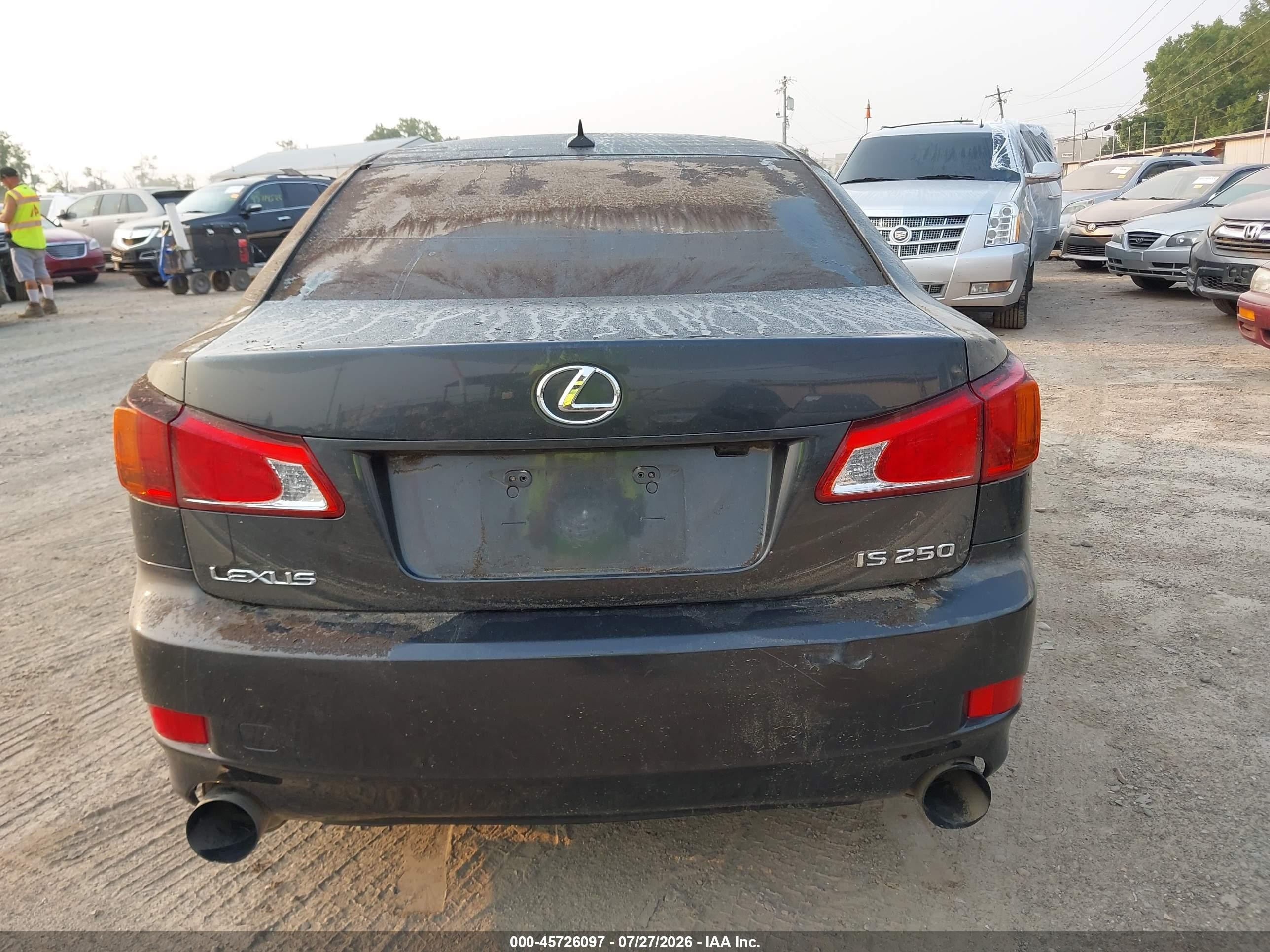 2010 Lexus Is 250   Gray vin: JTHBF5C25A5117108