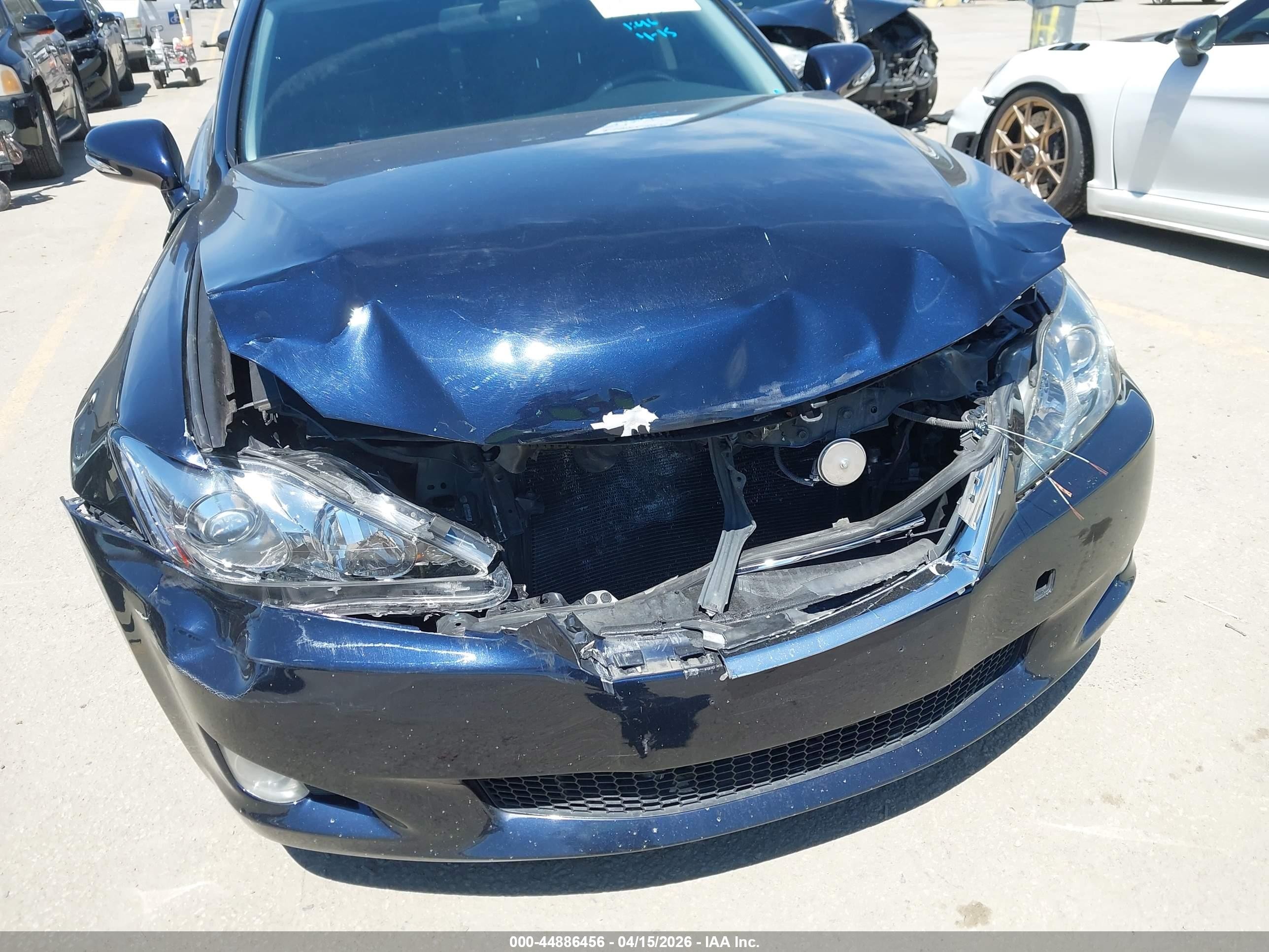 2010 Lexus Is 250   Blue vin: JTHBF5C25A5118646