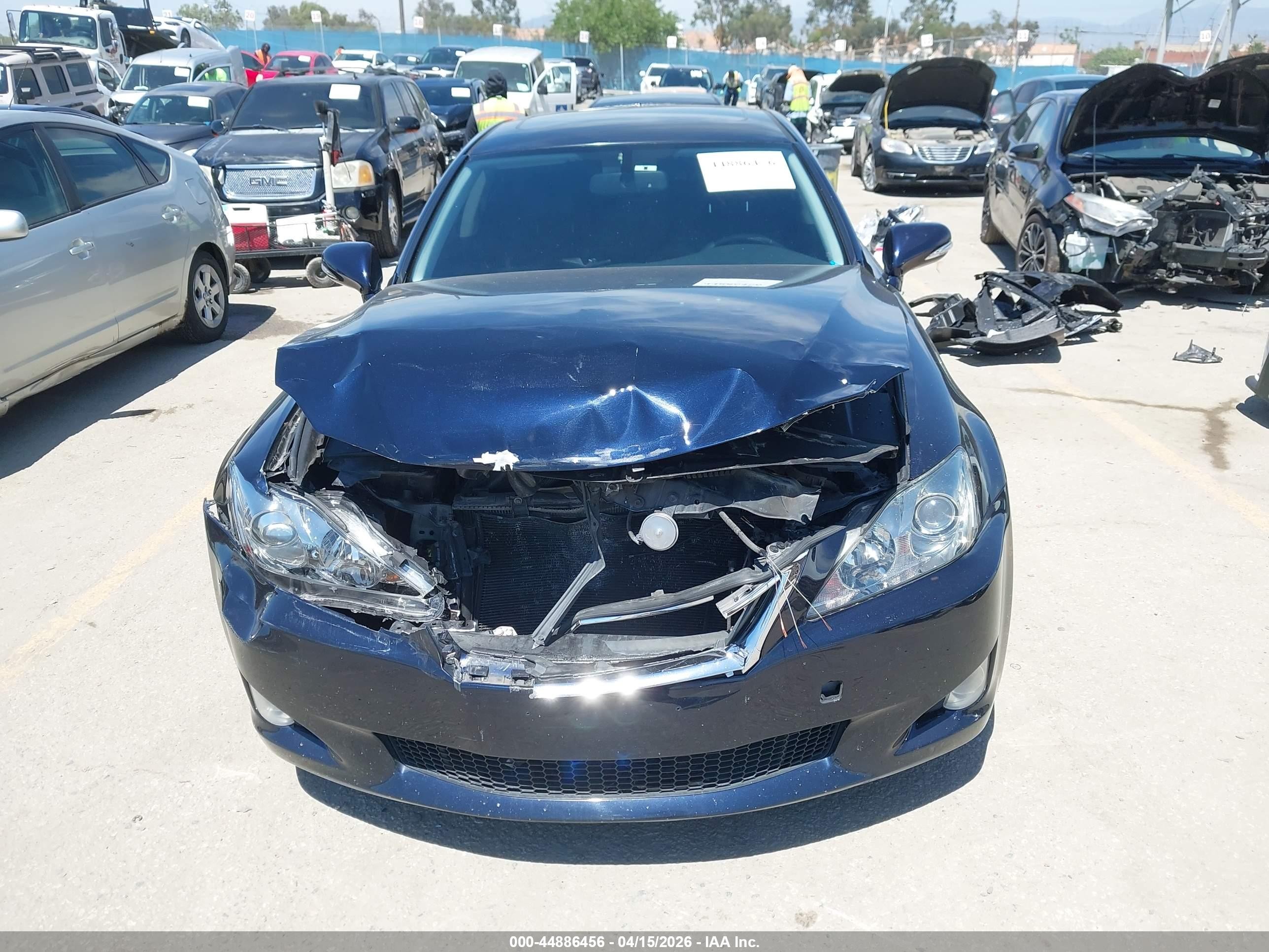 2010 Lexus Is 250   Blue vin: JTHBF5C25A5118646