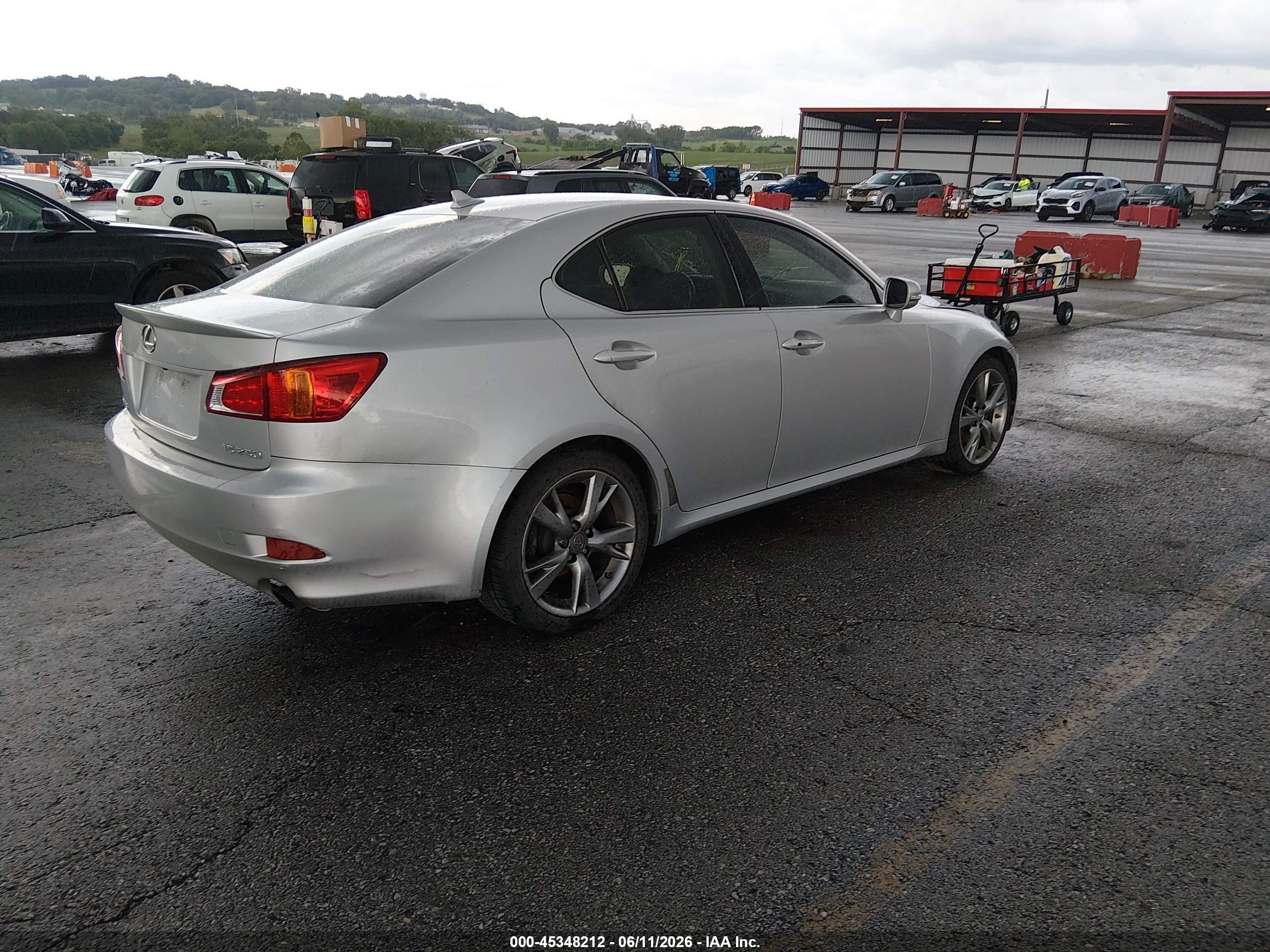 2010 Lexus Is 250   Silver vin: JTHBF5C25A5124382