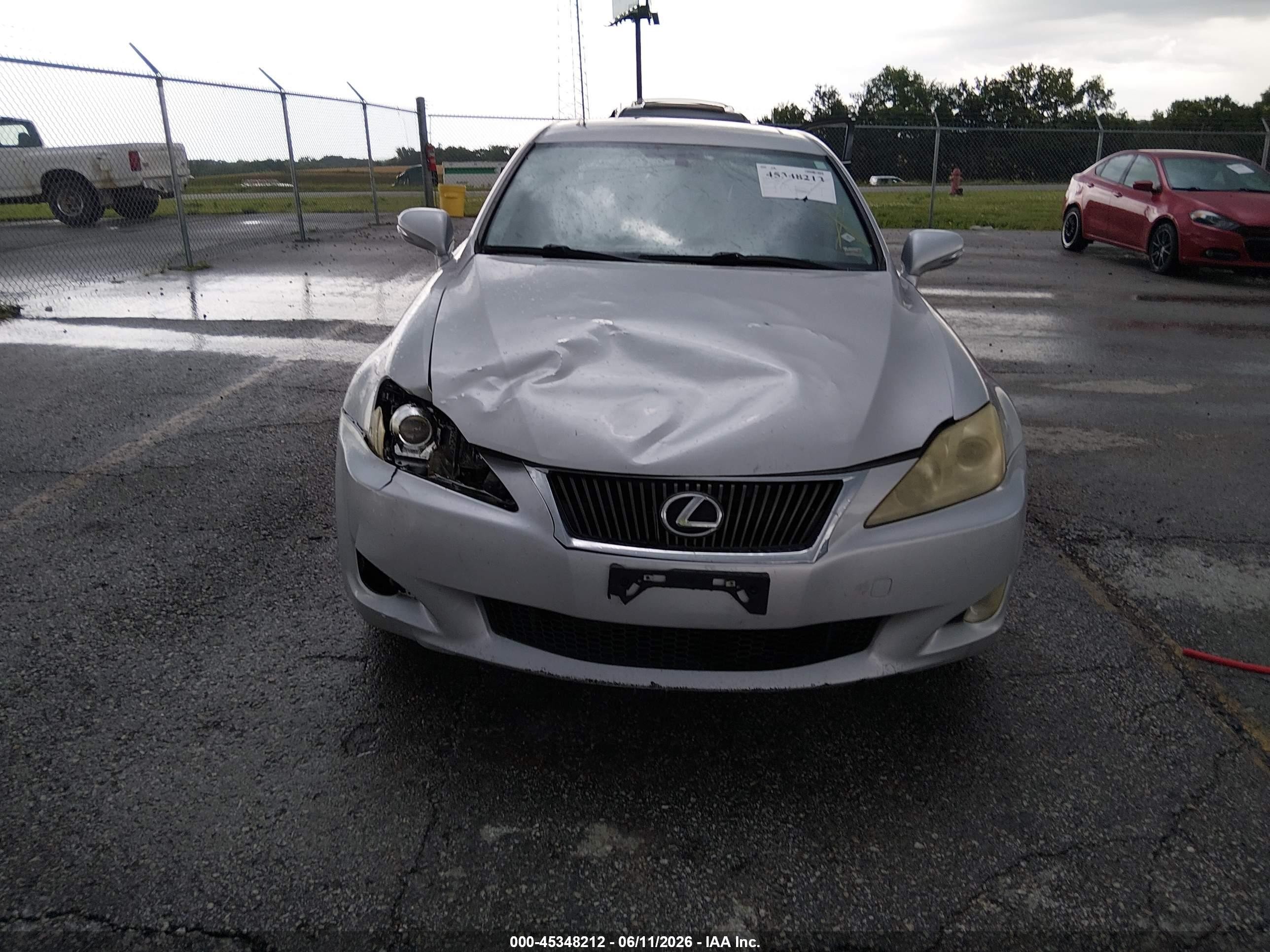 2010 Lexus Is 250   Silver vin: JTHBF5C25A5124382