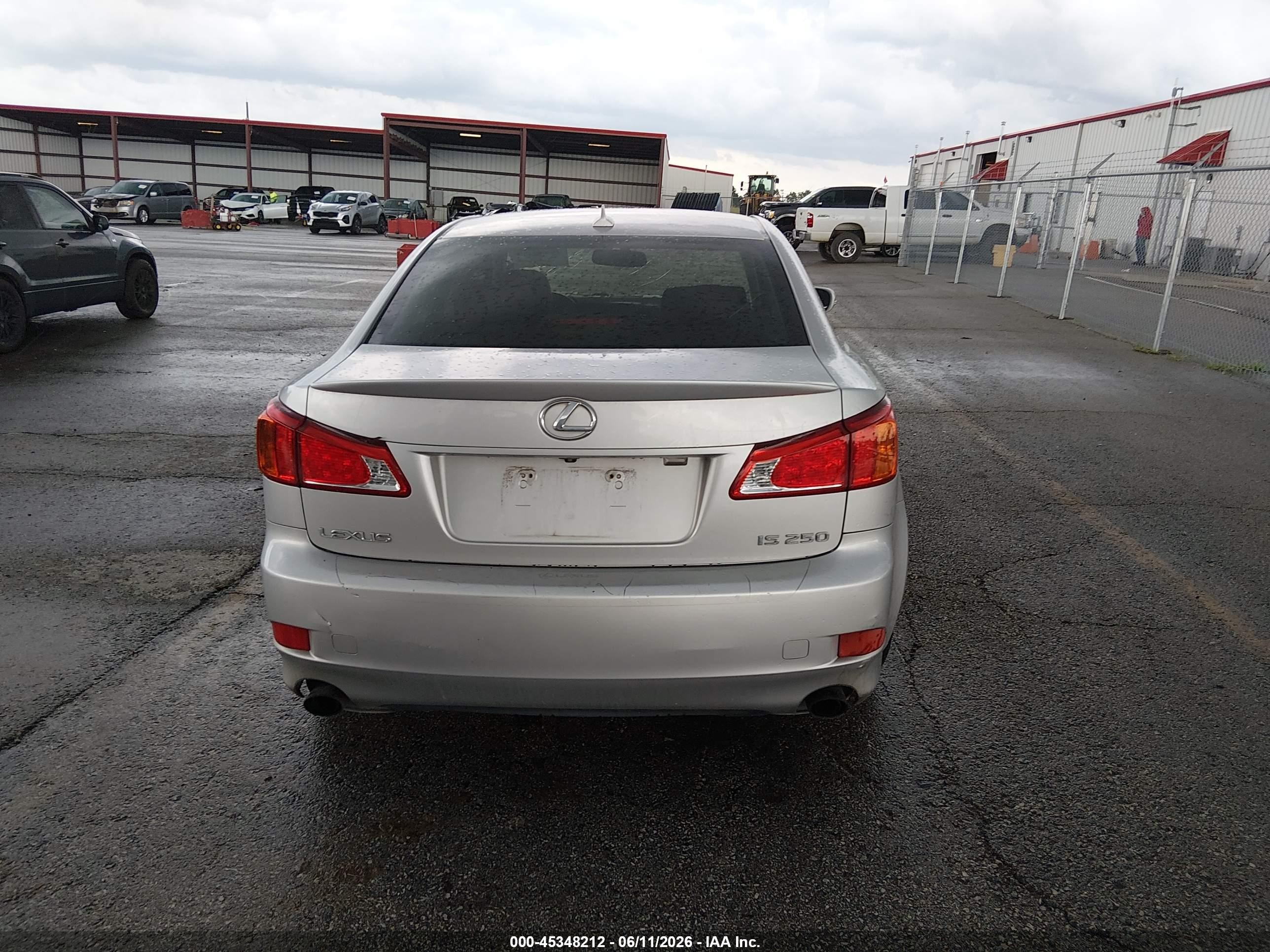 2010 Lexus Is 250   Silver vin: JTHBF5C25A5124382