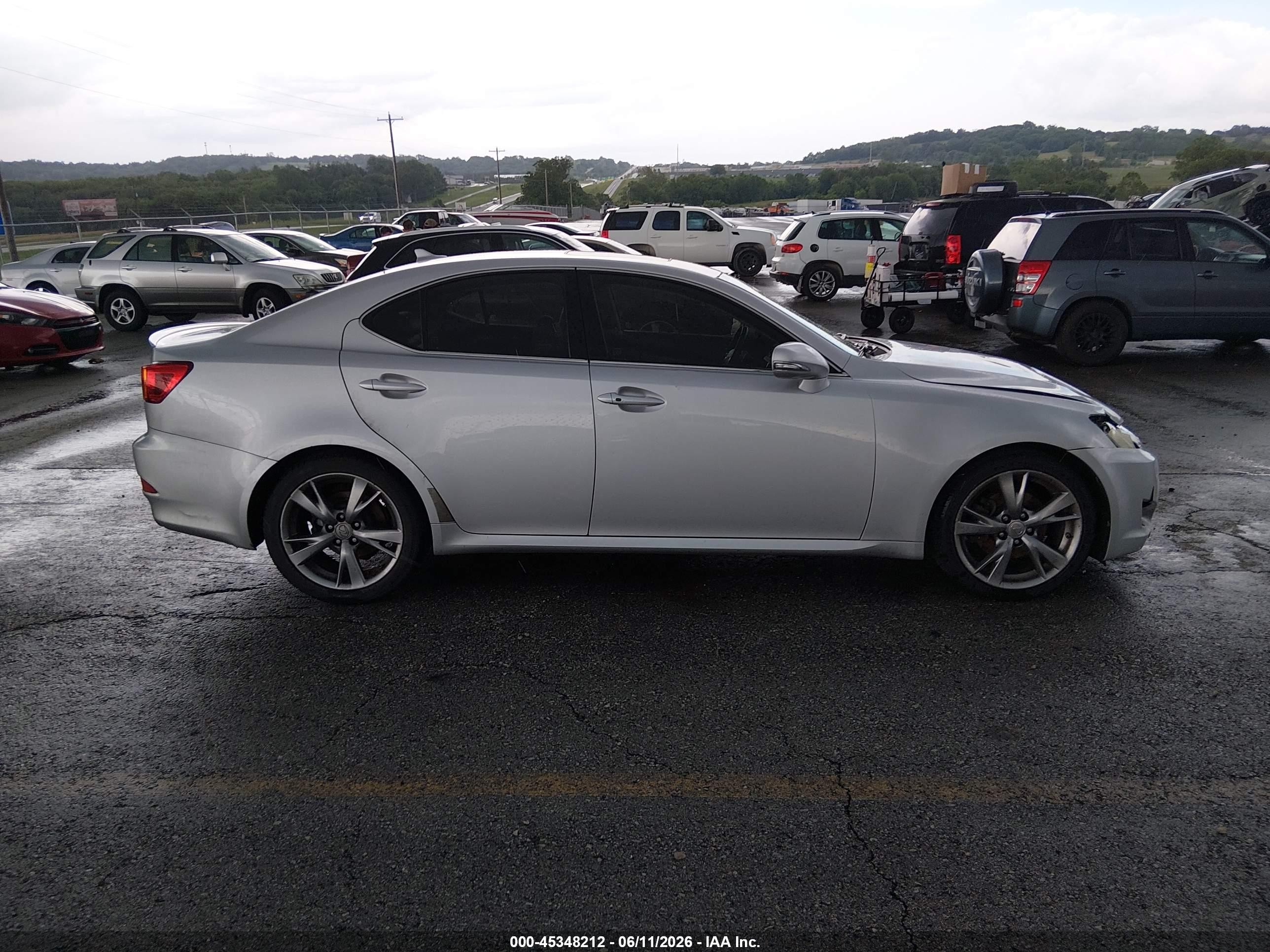 2010 Lexus Is 250   Silver vin: JTHBF5C25A5124382