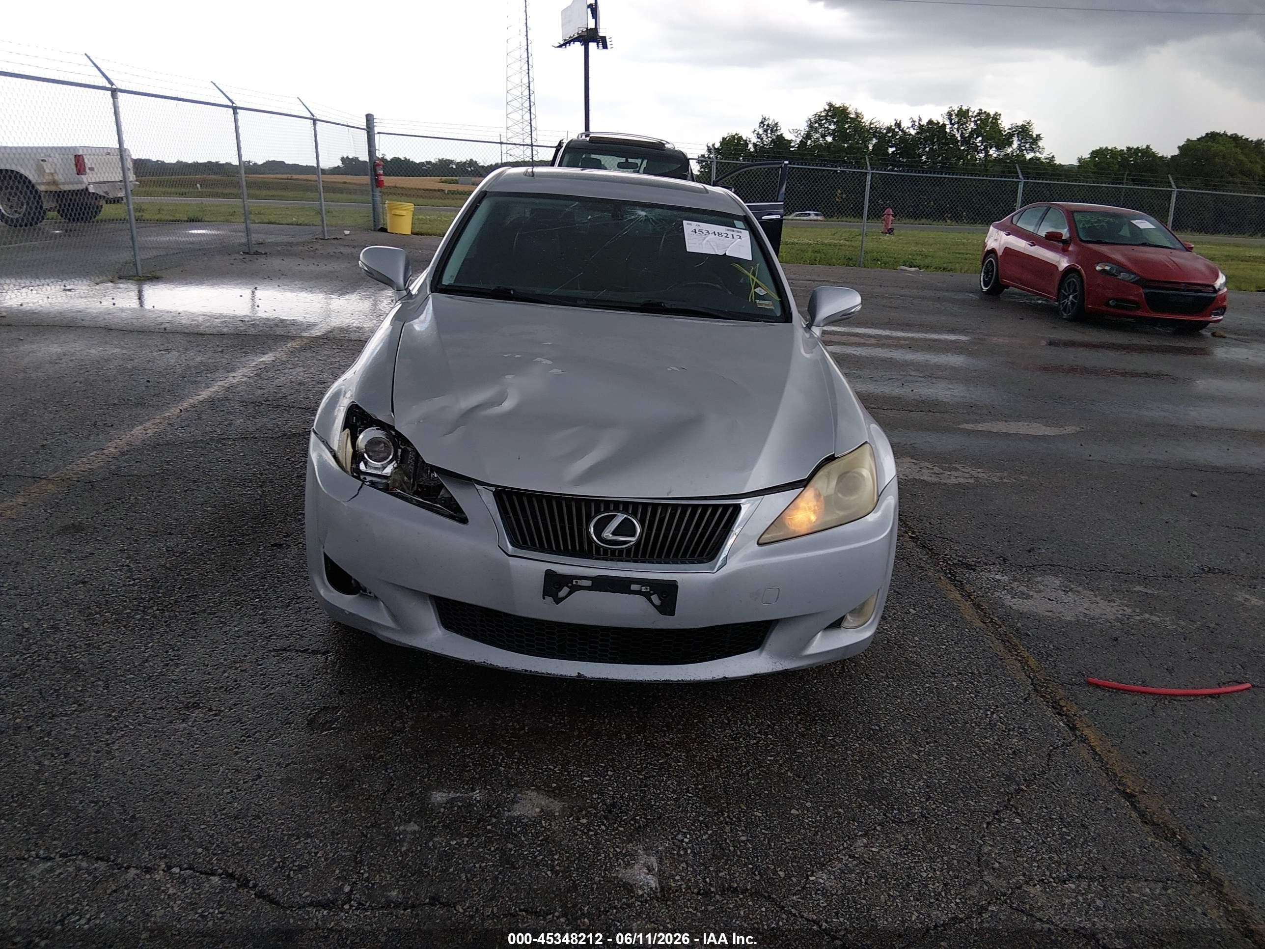 2010 Lexus Is 250   Silver vin: JTHBF5C25A5124382