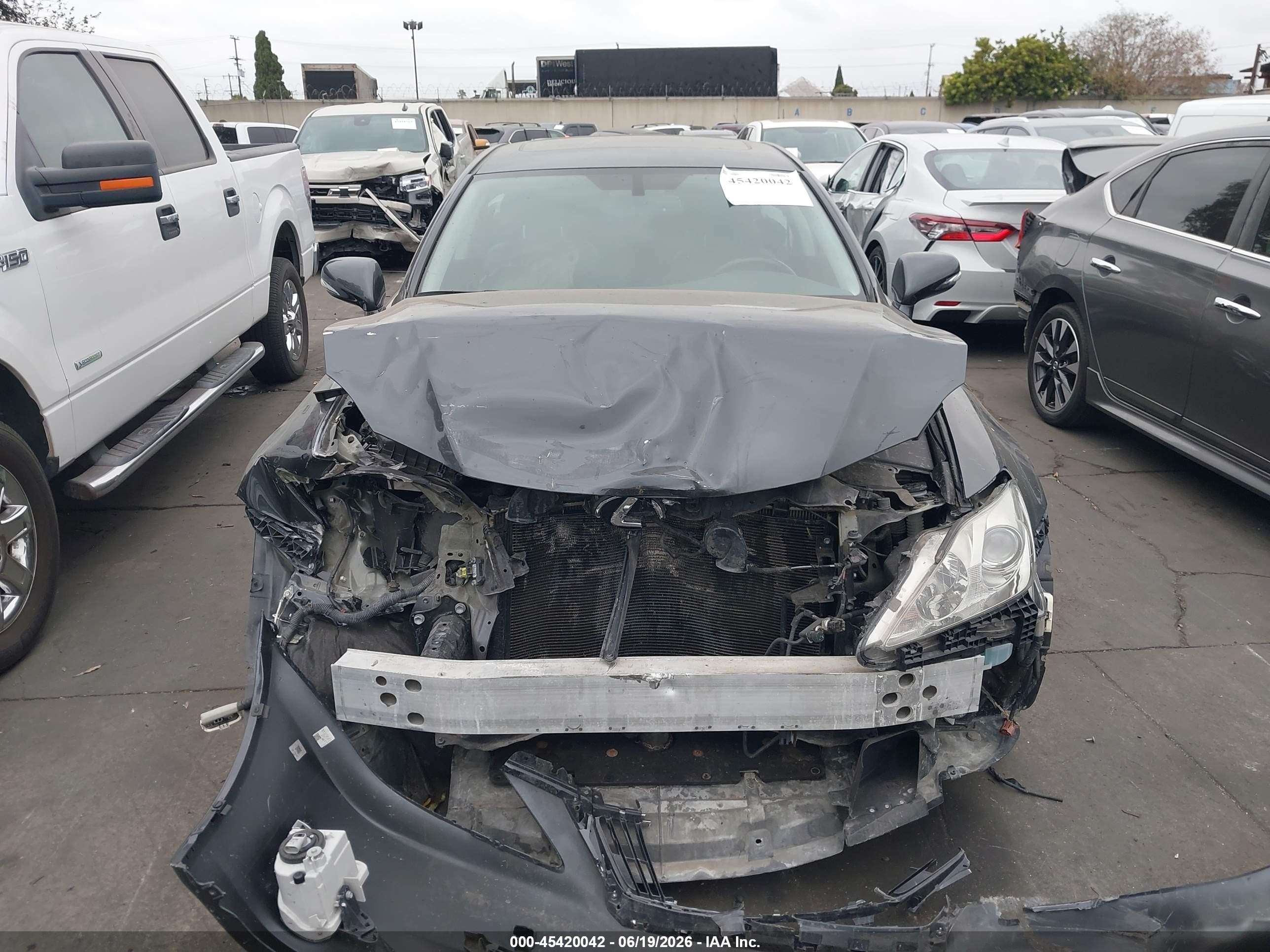 2010 Lexus Is 250   Серый vin: JTHBF5C25A5128688
