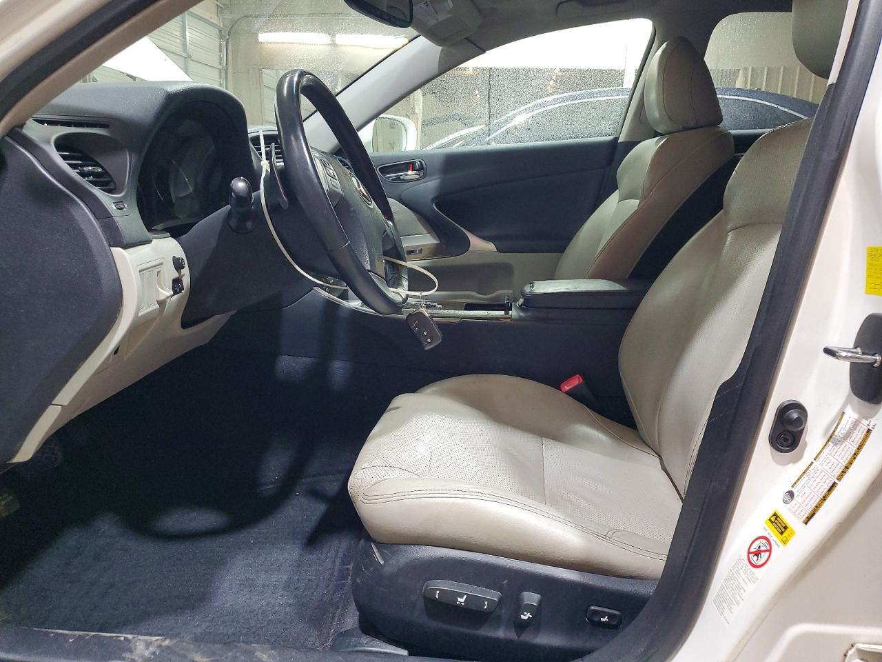 2011 Lexus Is 250 Base White vin: JTHBF5C25B5134704