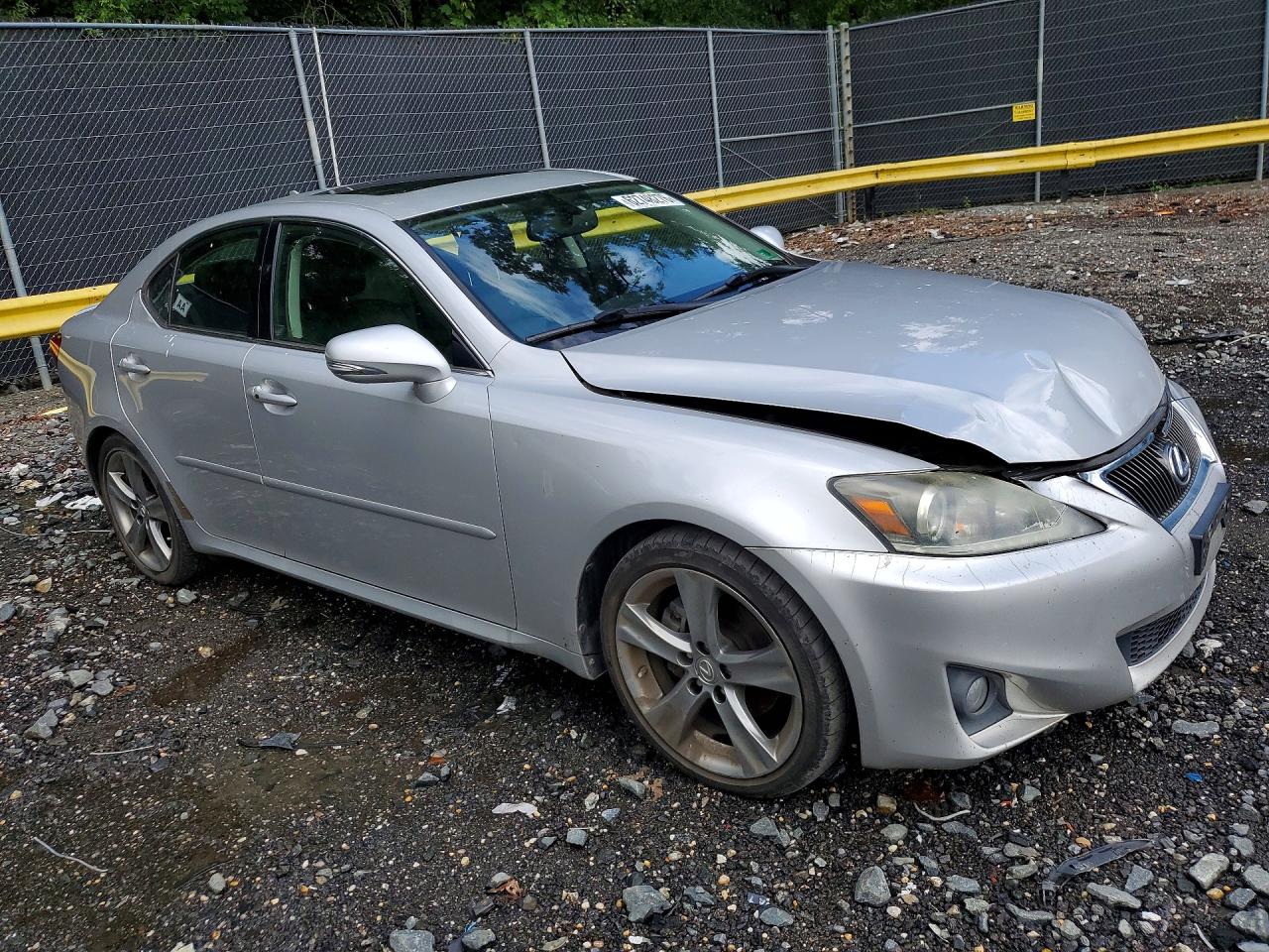 2011 Lexus Is 250 Base Silver vin: JTHBF5C25B5155634