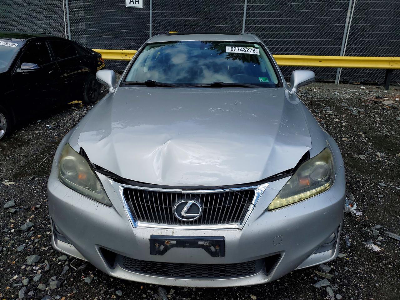 2011 Lexus Is 250 Base Silver vin: JTHBF5C25B5155634