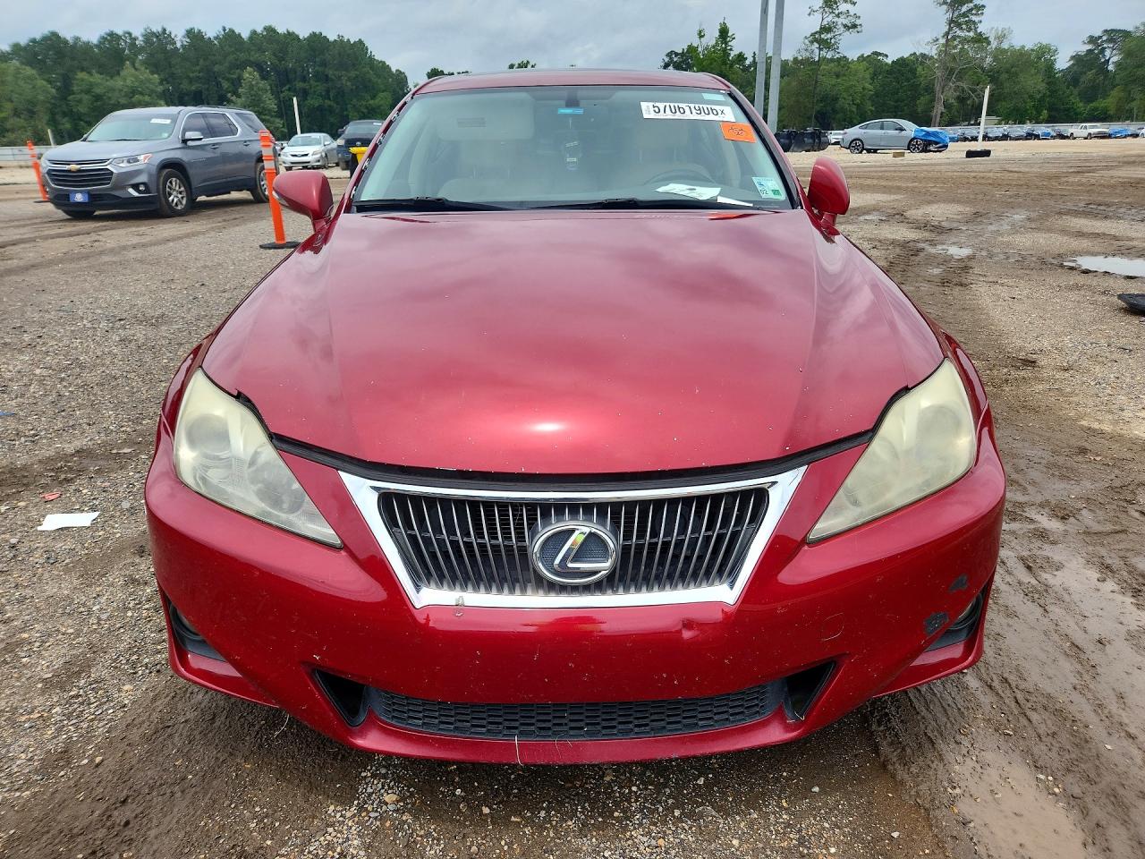 2012 Lexus Is 250 Red vin: JTHBF5C25C5169020