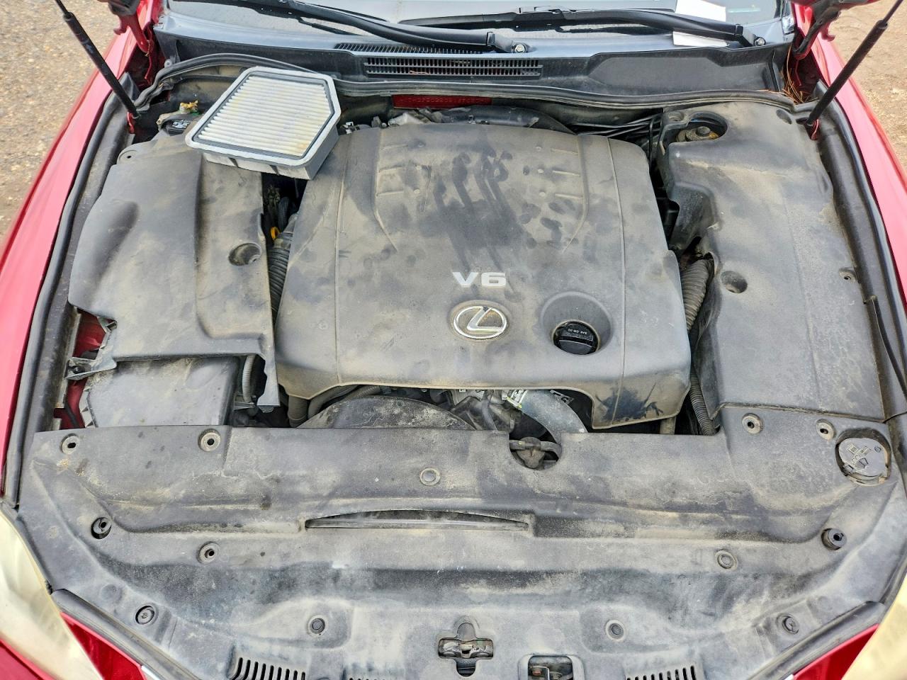 2012 Lexus Is 250 Red vin: JTHBF5C25C5169020