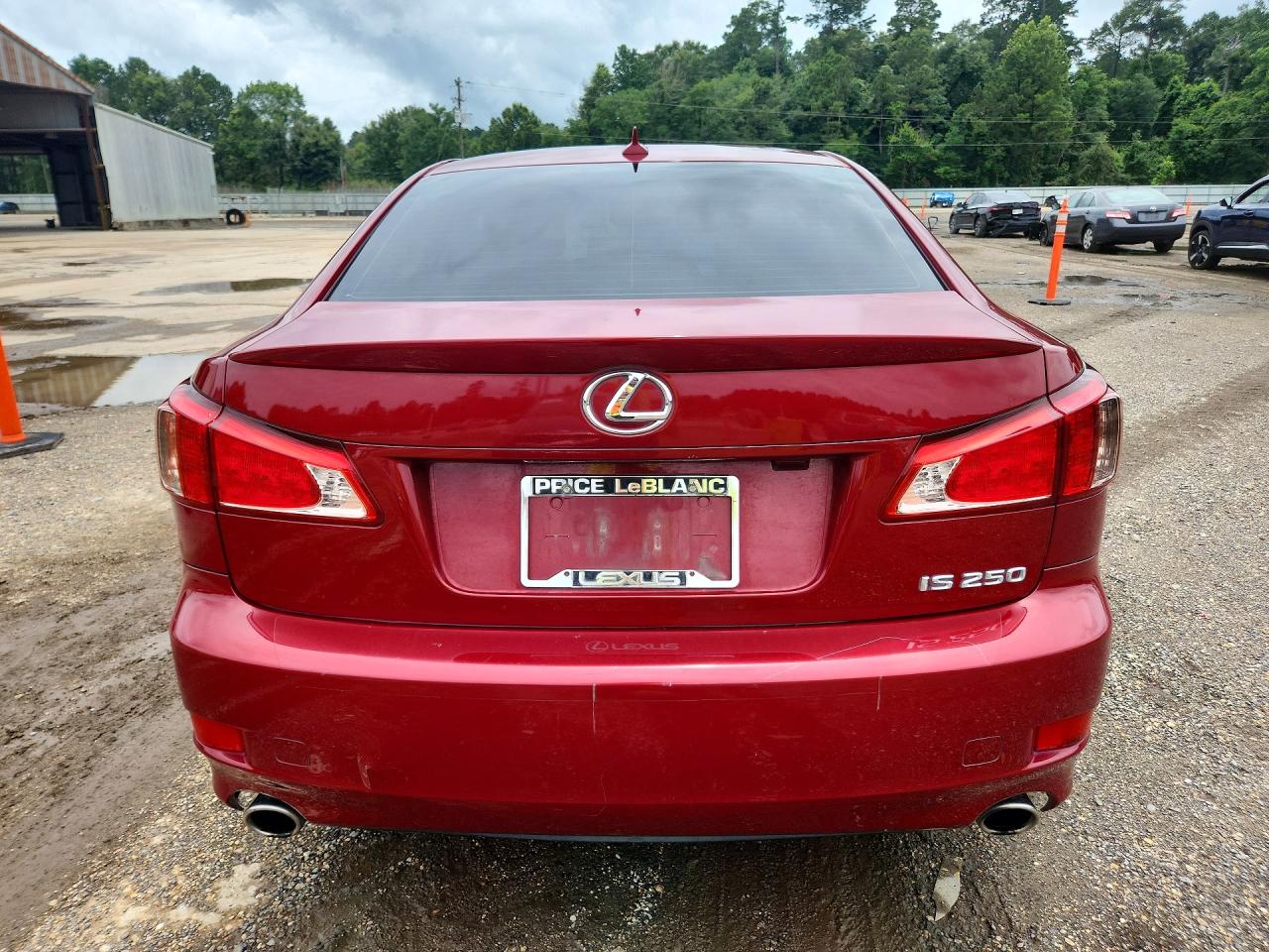 2012 Lexus Is 250 Red vin: JTHBF5C25C5169020