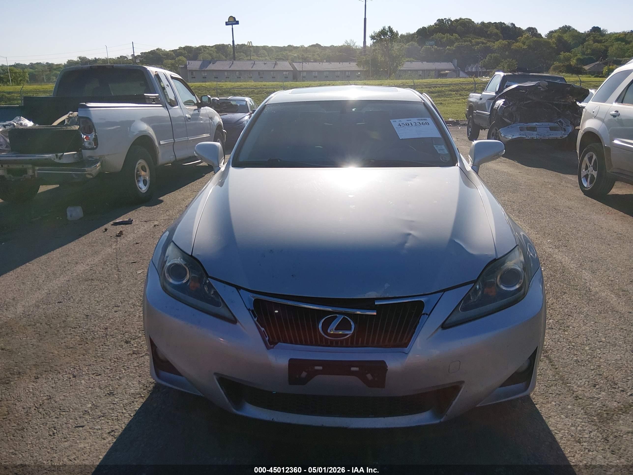 2012 Lexus Is 250   Gray vin: JTHBF5C25C5171866