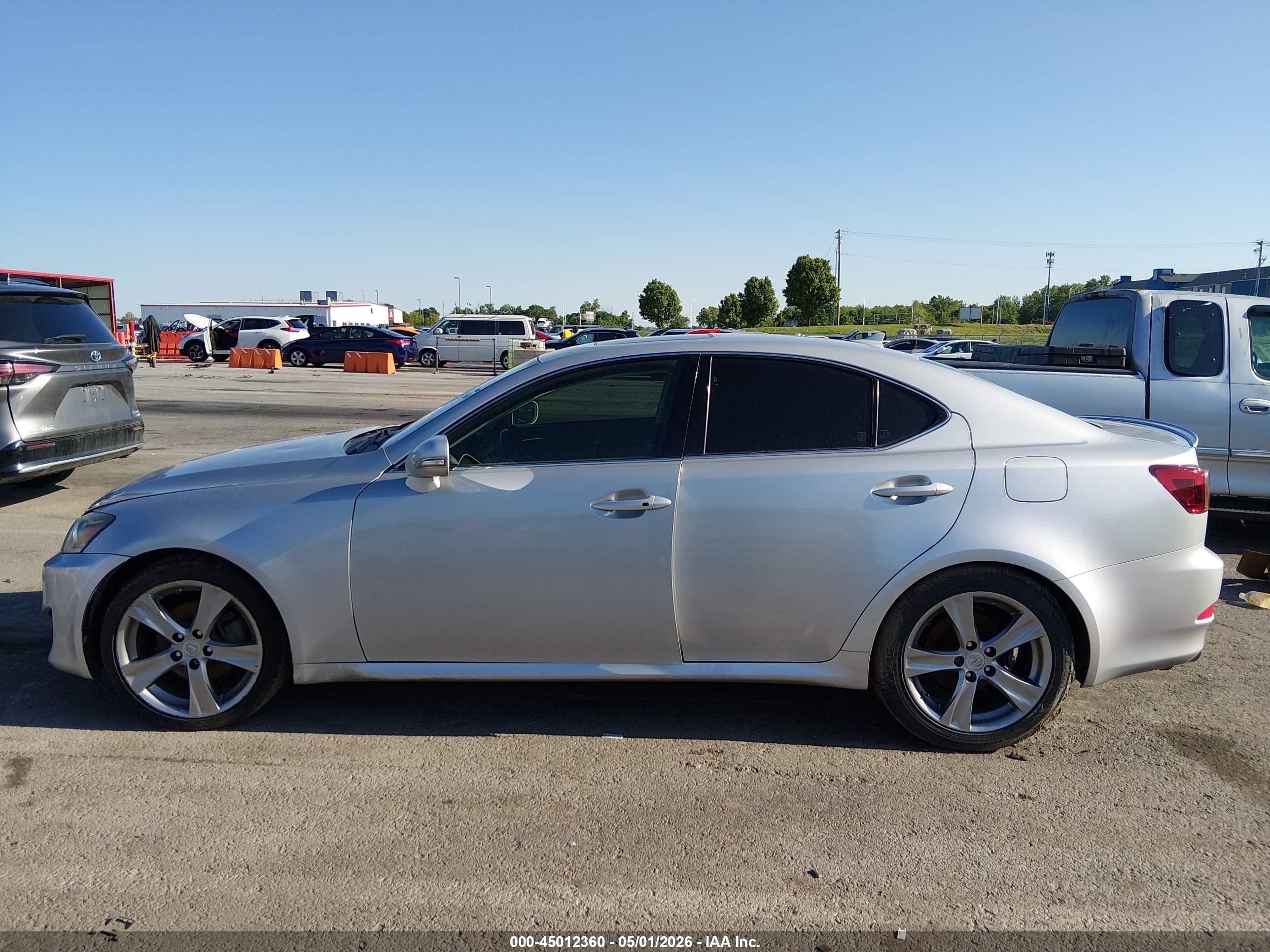 2012 Lexus Is 250   Gray vin: JTHBF5C25C5171866