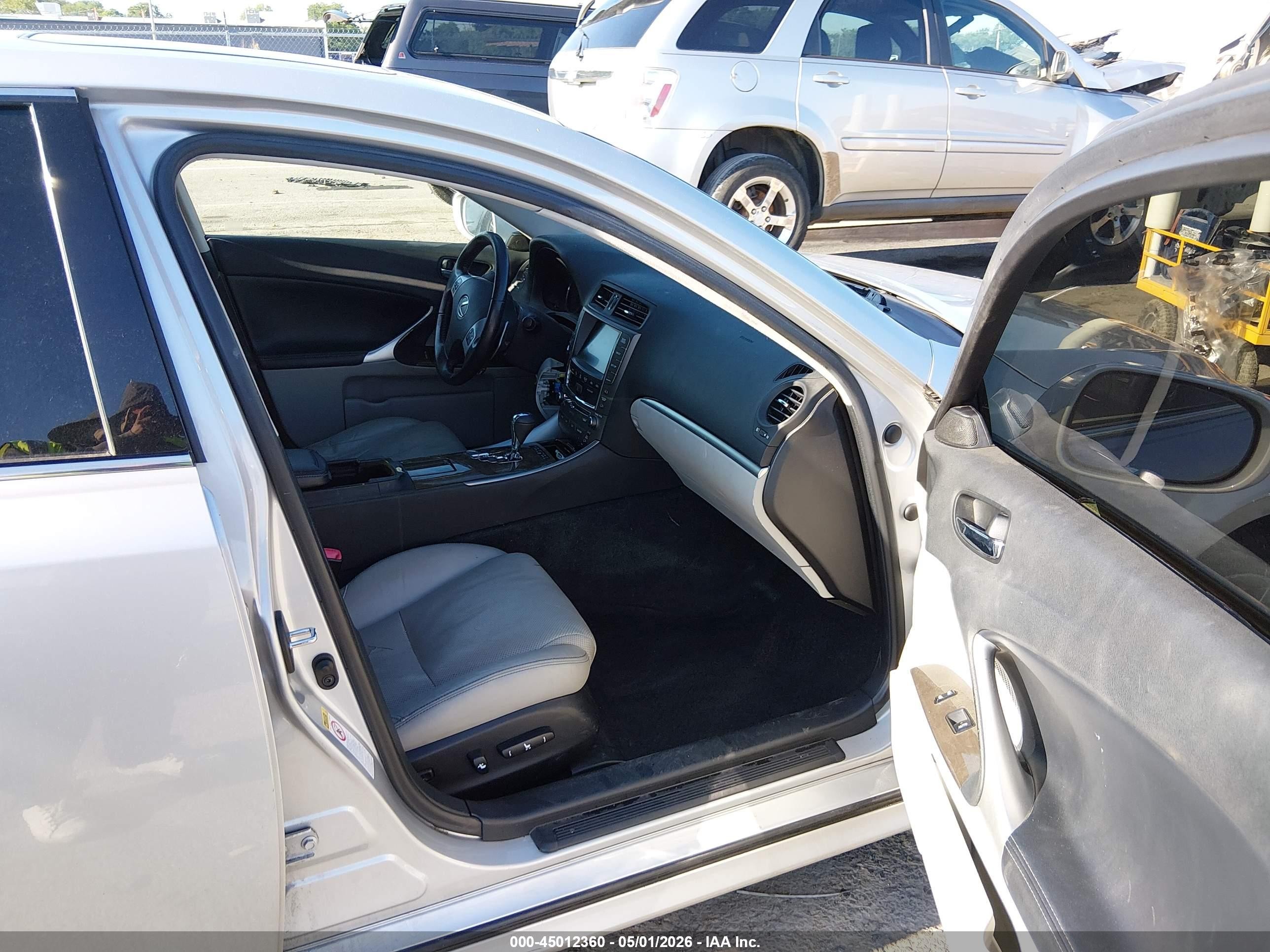 2012 Lexus Is 250   Gray vin: JTHBF5C25C5171866